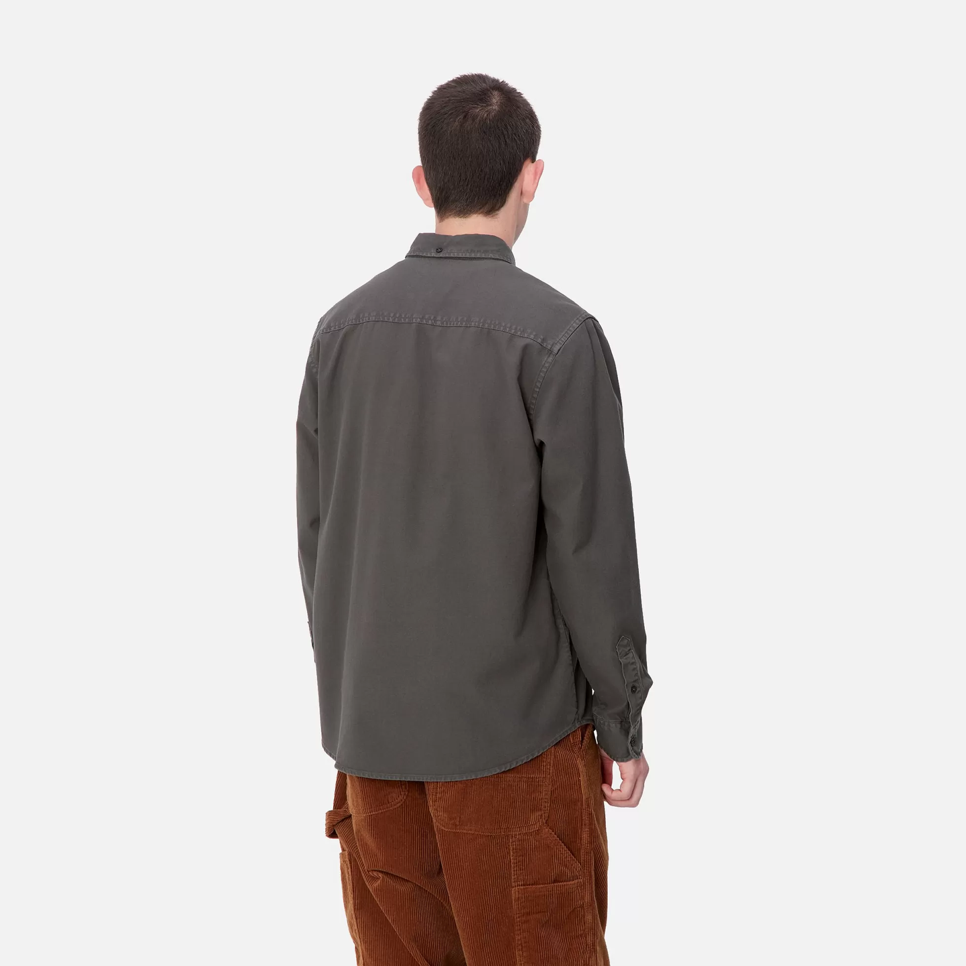 Chemises^Carhartt WIP L/S Bolton Shirt Graphite