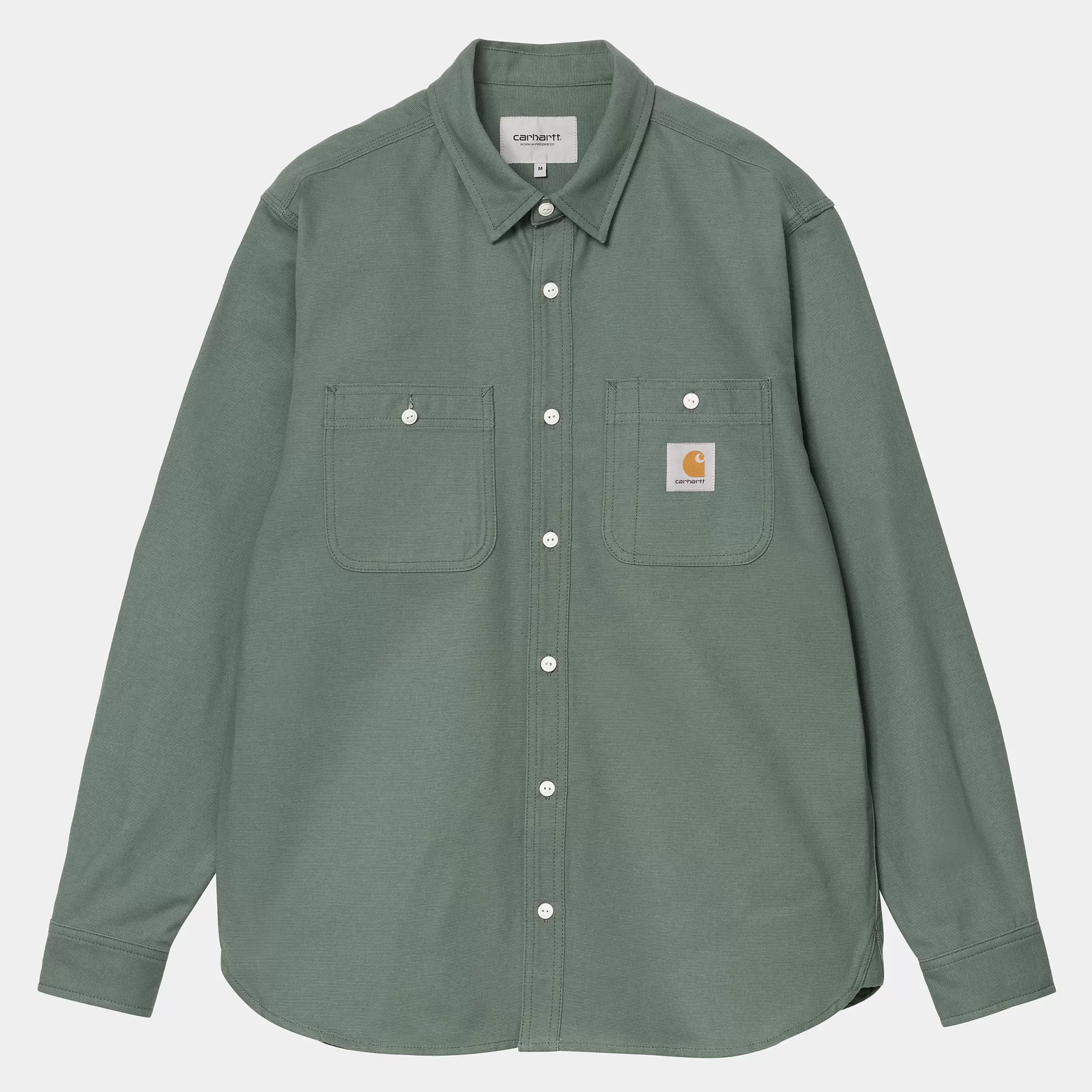 Chemises^Carhartt WIP L/S Clink Shirt Duck Green