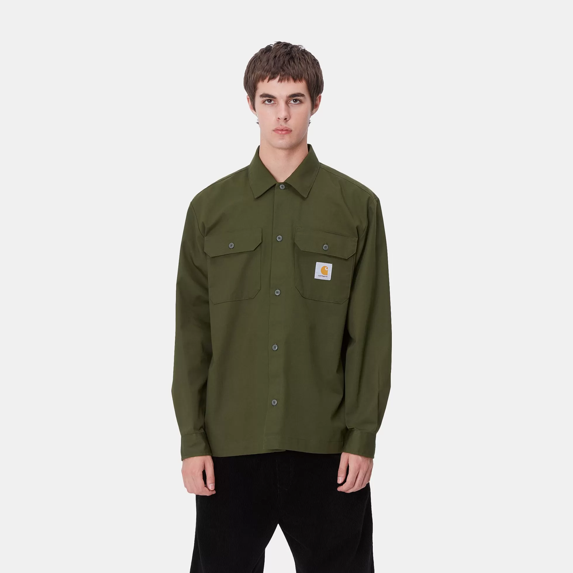 Chemises^Carhartt WIP L/S Craft Shirt Office Green