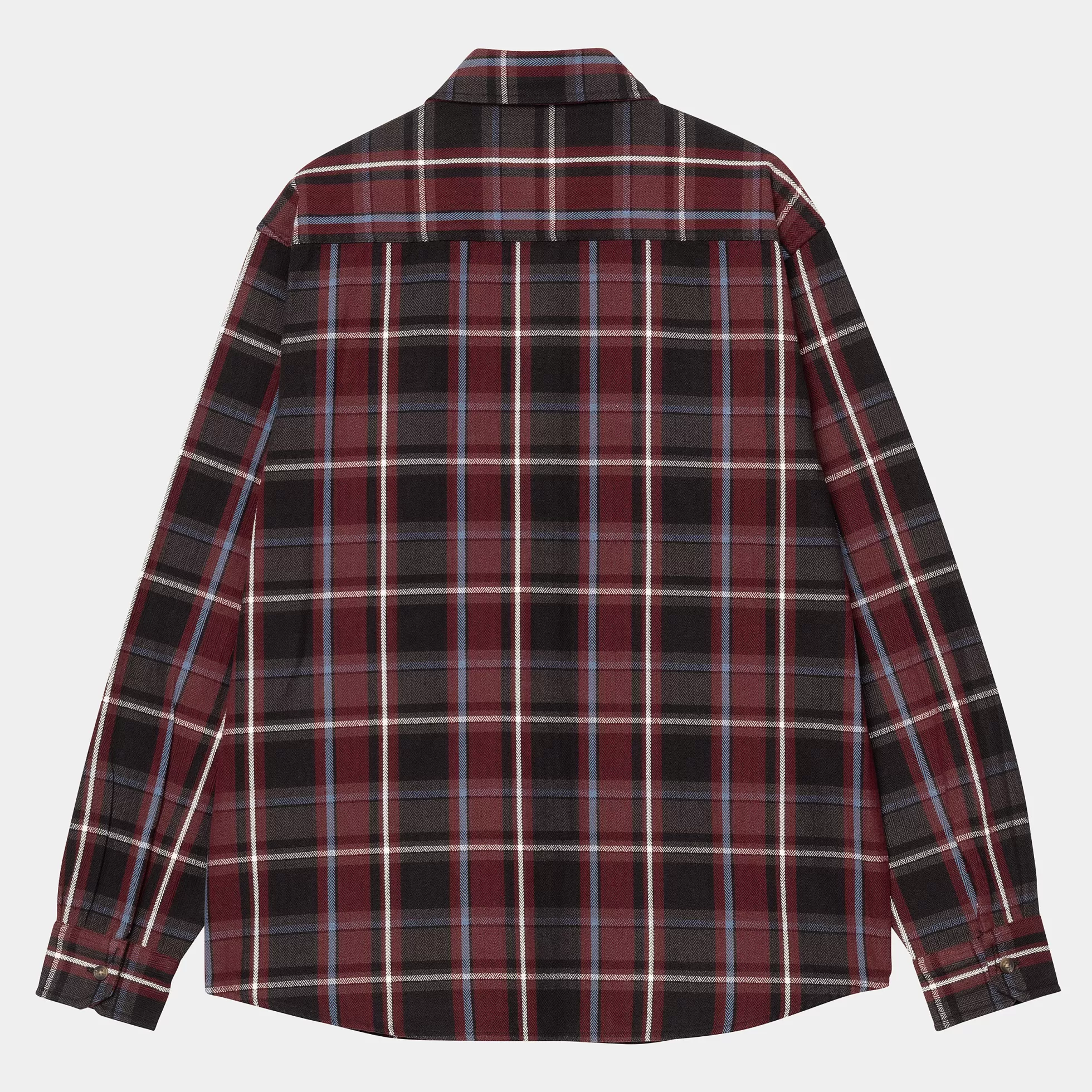 Chemises^Carhartt WIP L/S Hobart Shirt Hobart Check, Black