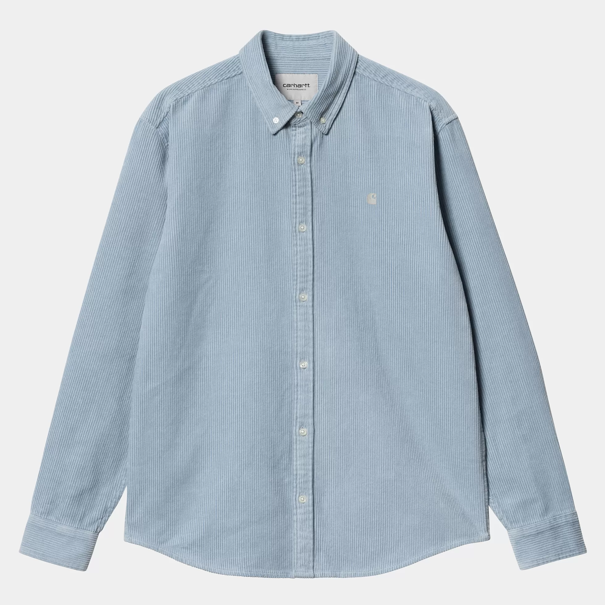 Chemises^Carhartt WIP L/S Madison Cord Shirt Dusty Ice / Wax