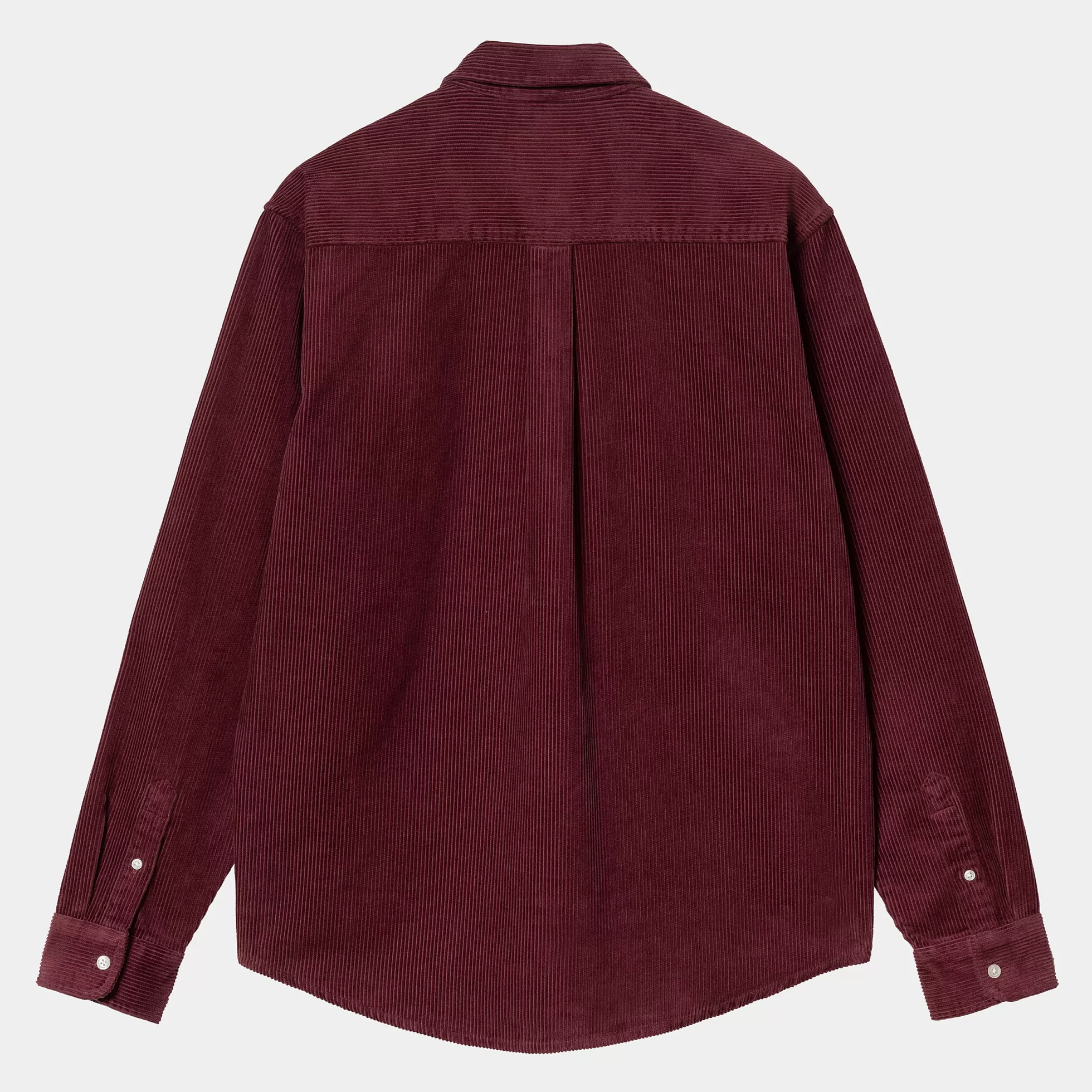 Chemises^Carhartt WIP L/S Madison Cord Shirt Malbec / Black