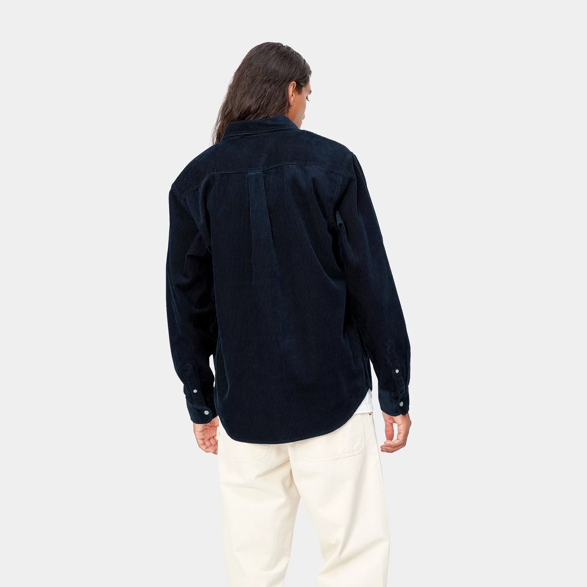 Chemises^Carhartt WIP L/S Madison Cord Shirt Dark Navy / Wax