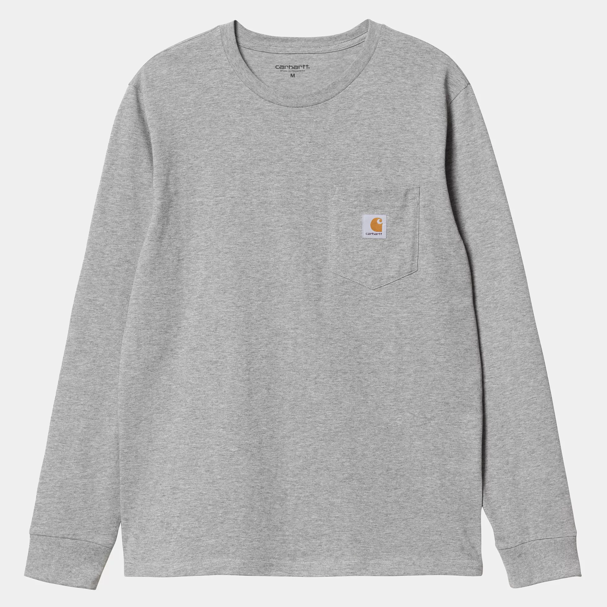 T-Shirts & Polos^Carhartt WIP L/S Pocket T-Shirt Grey Heather