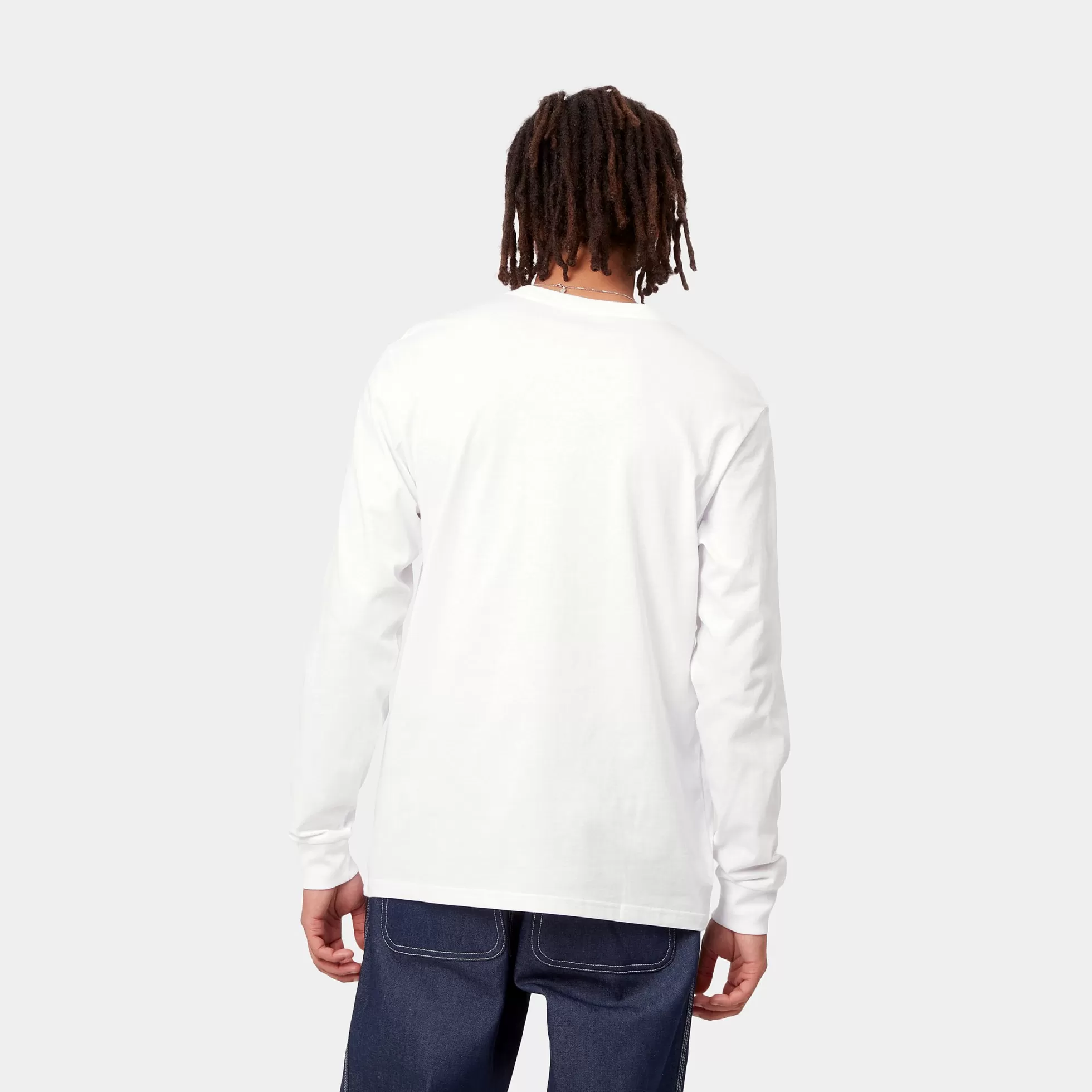 T-Shirts & Polos^Carhartt WIP L/S Pocket T-Shirt White