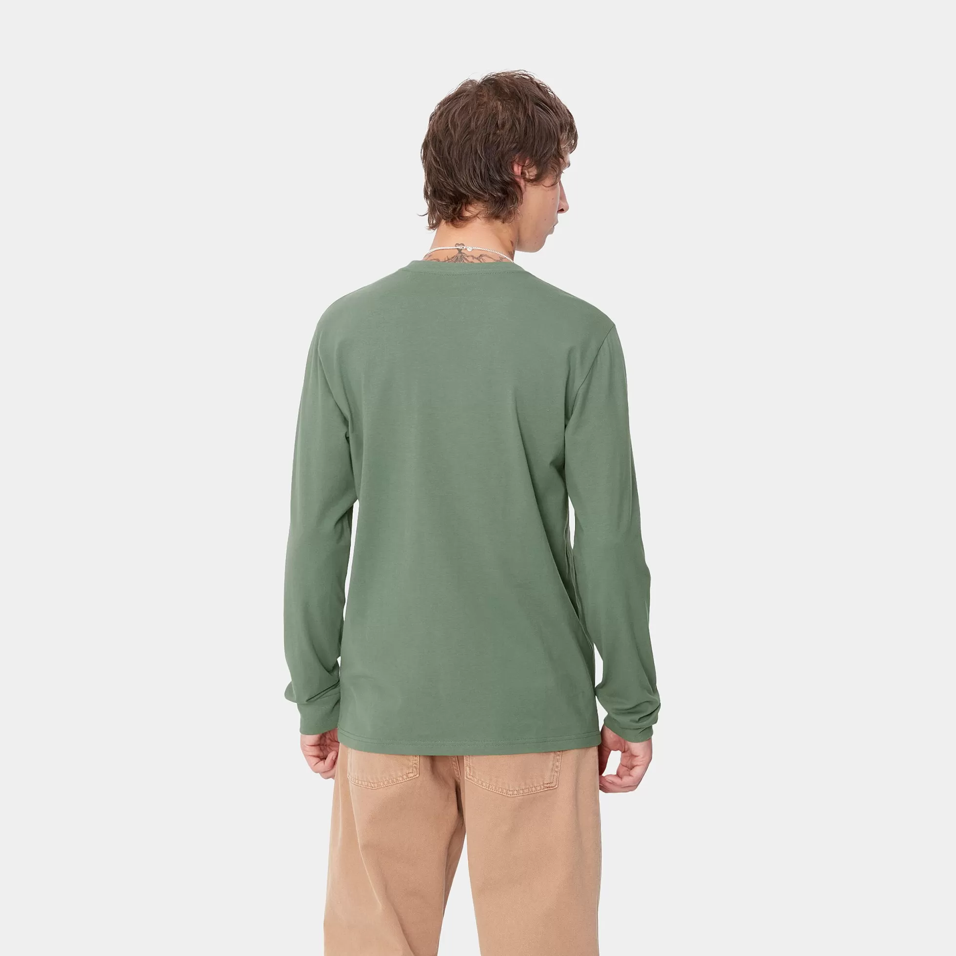 T-Shirts & Polos^Carhartt WIP L/S Pocket T-Shirt Duck Green