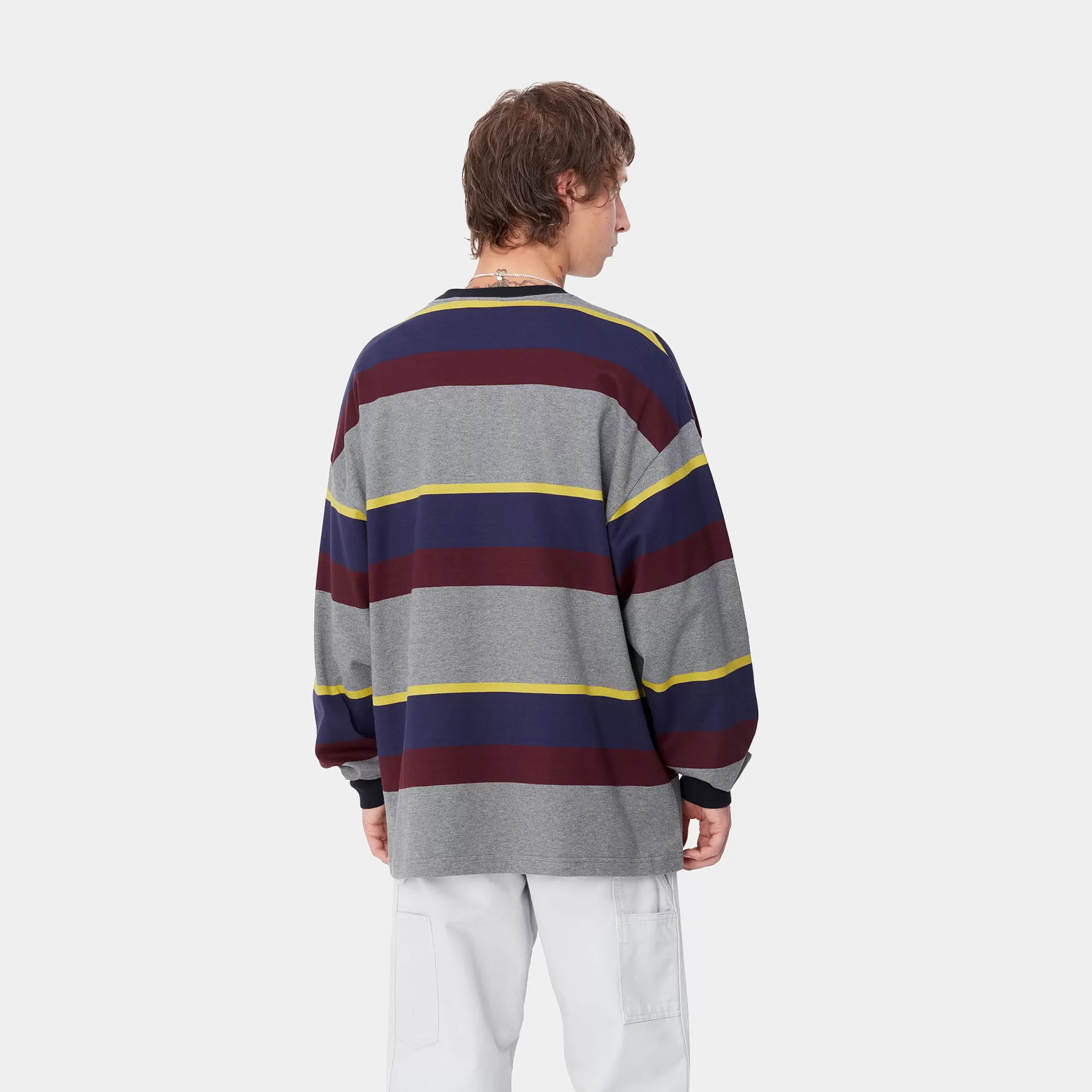 T-Shirts & Polos^Carhartt WIP L/S Sundling T-Shirt Sundling Stripe, Aura