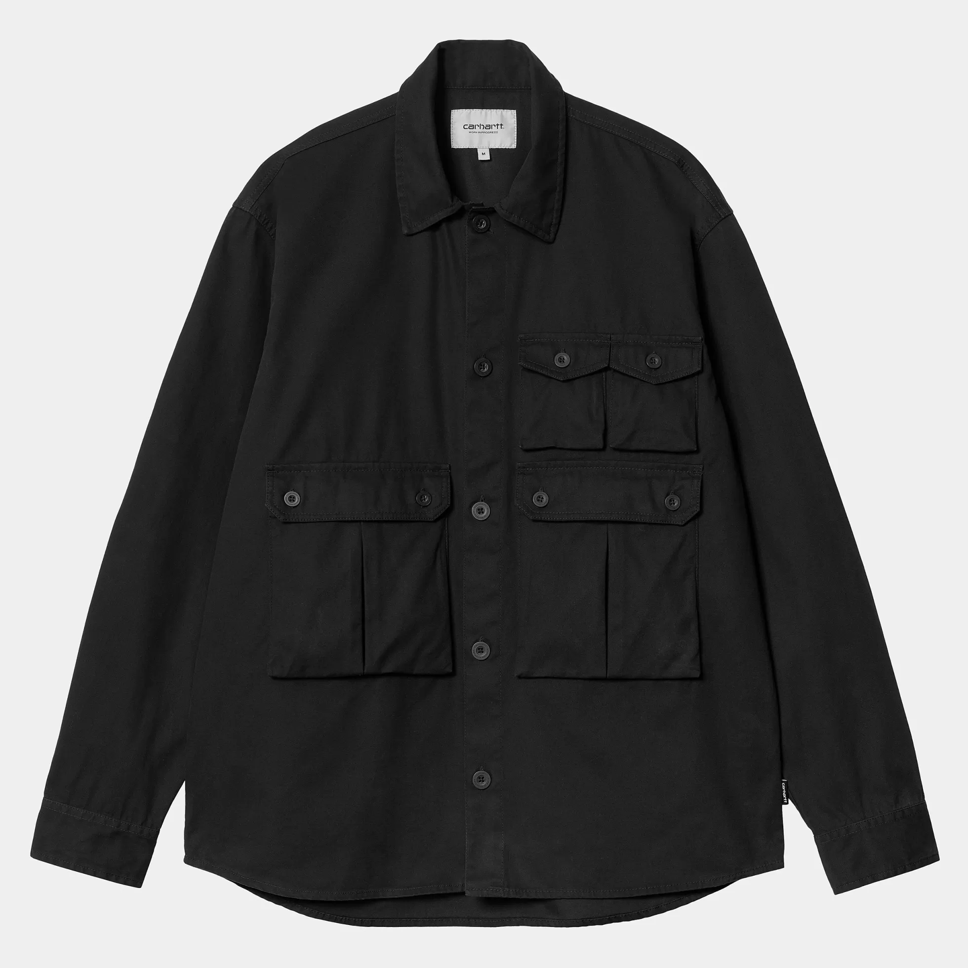 Chemises^Carhartt WIP L/S Tracker Shirt Black