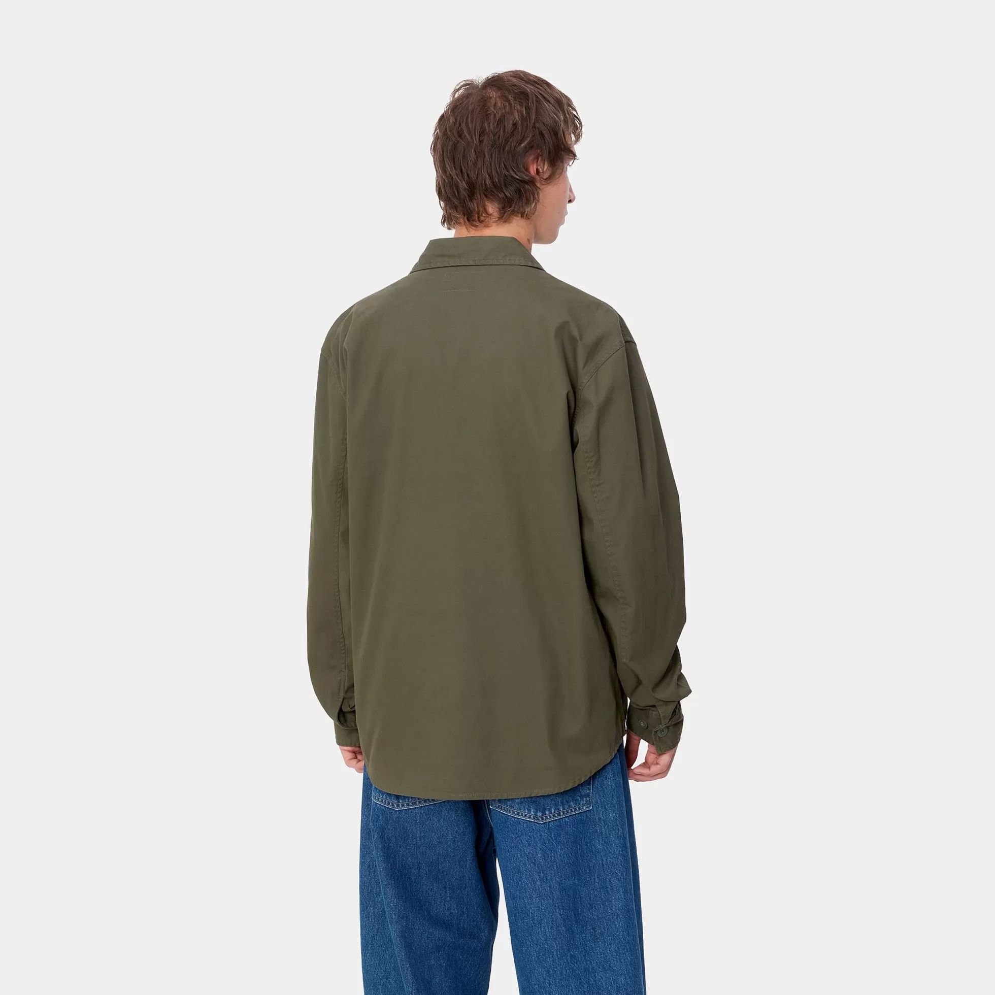 Chemises^Carhartt WIP L/S Tracker Shirt Office Green