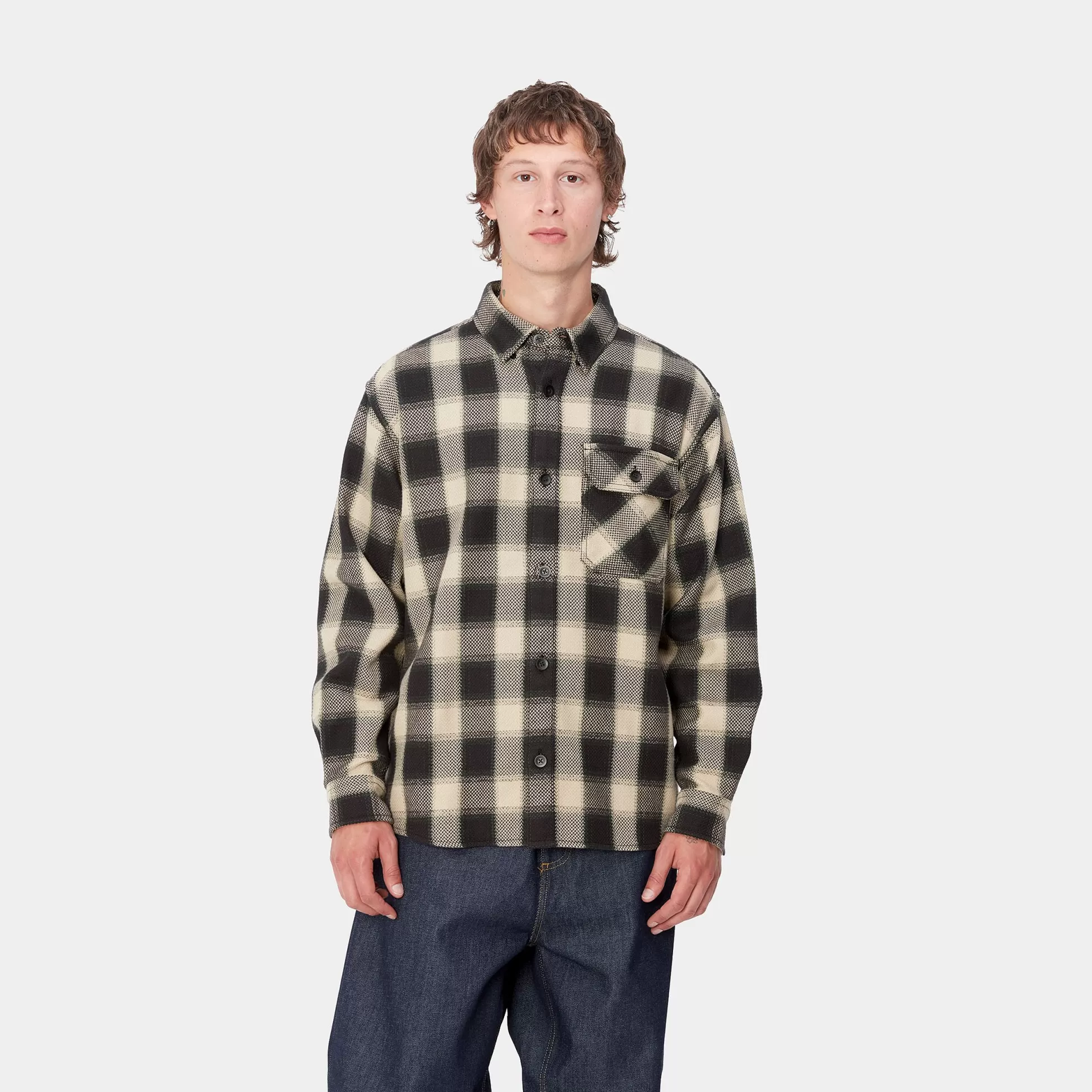 Chemises^Carhartt WIP L/S Witten Shirt Witten Check, Wall