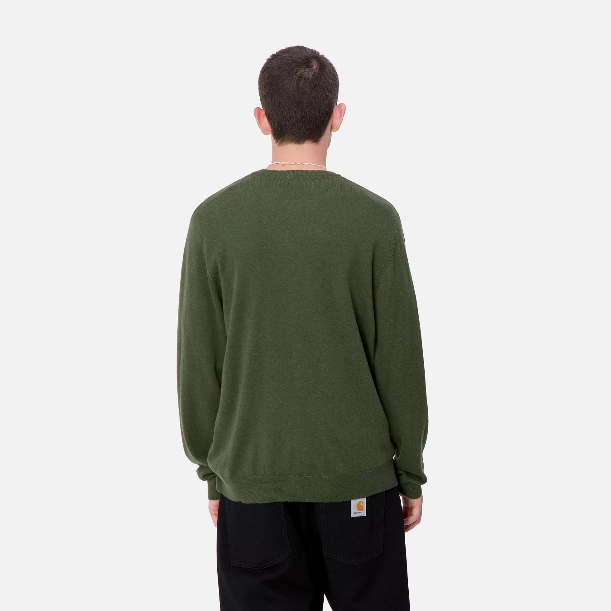 Mailles^Carhartt WIP Madison Sweater Tarragon / Black