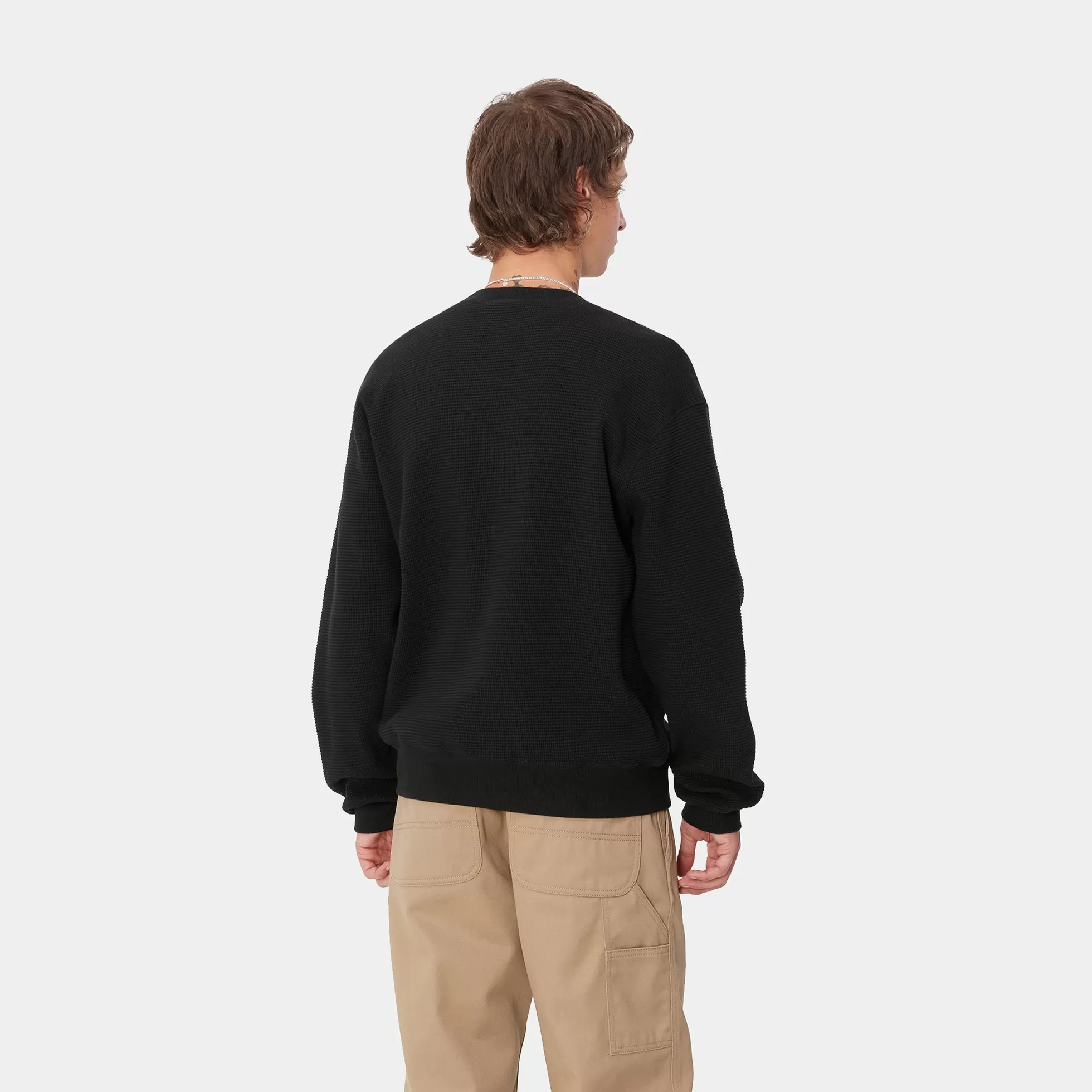 Sweats^Carhartt WIP Main Basics Sweat Black / White