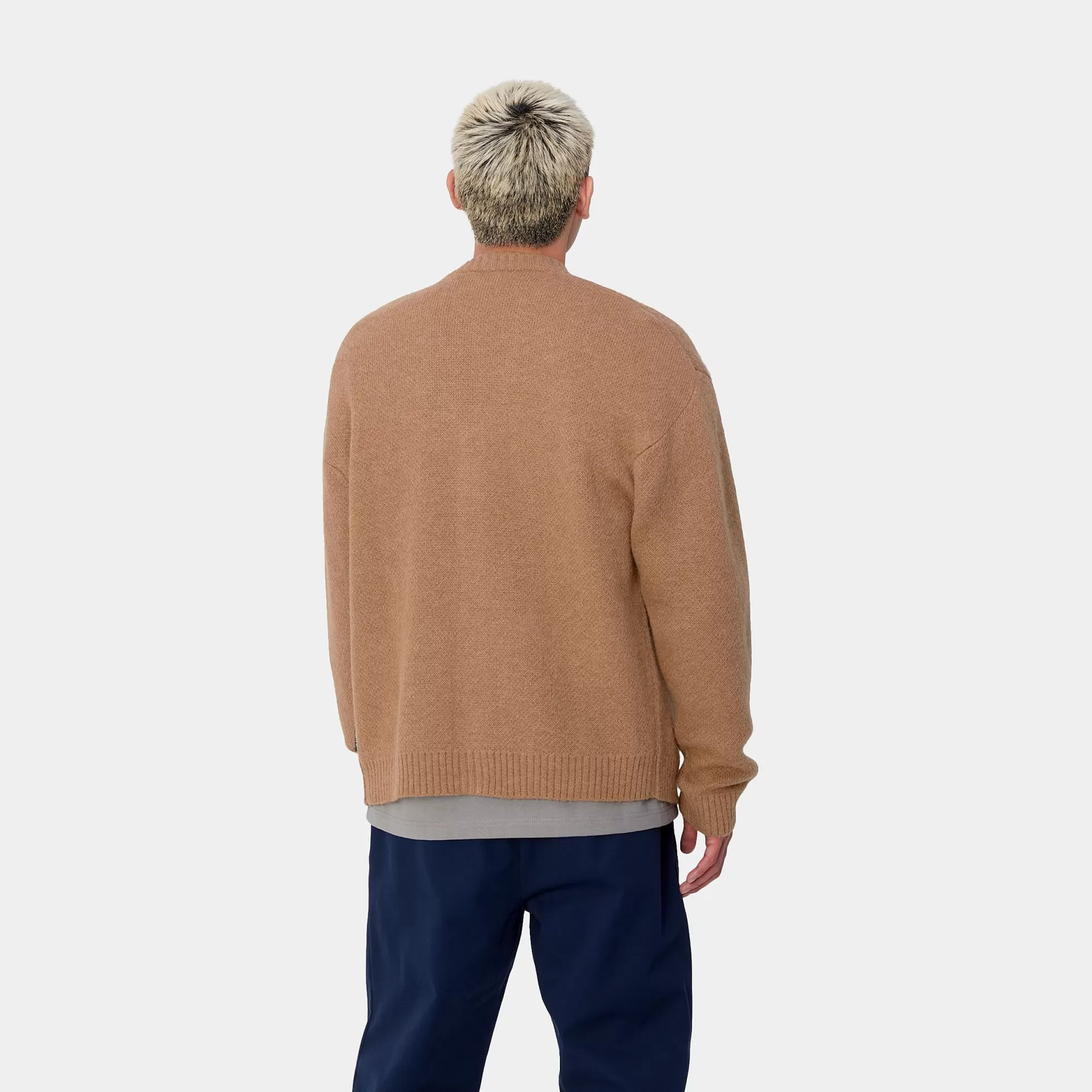 Mailles^Carhartt WIP Merton Cardigan Peanut