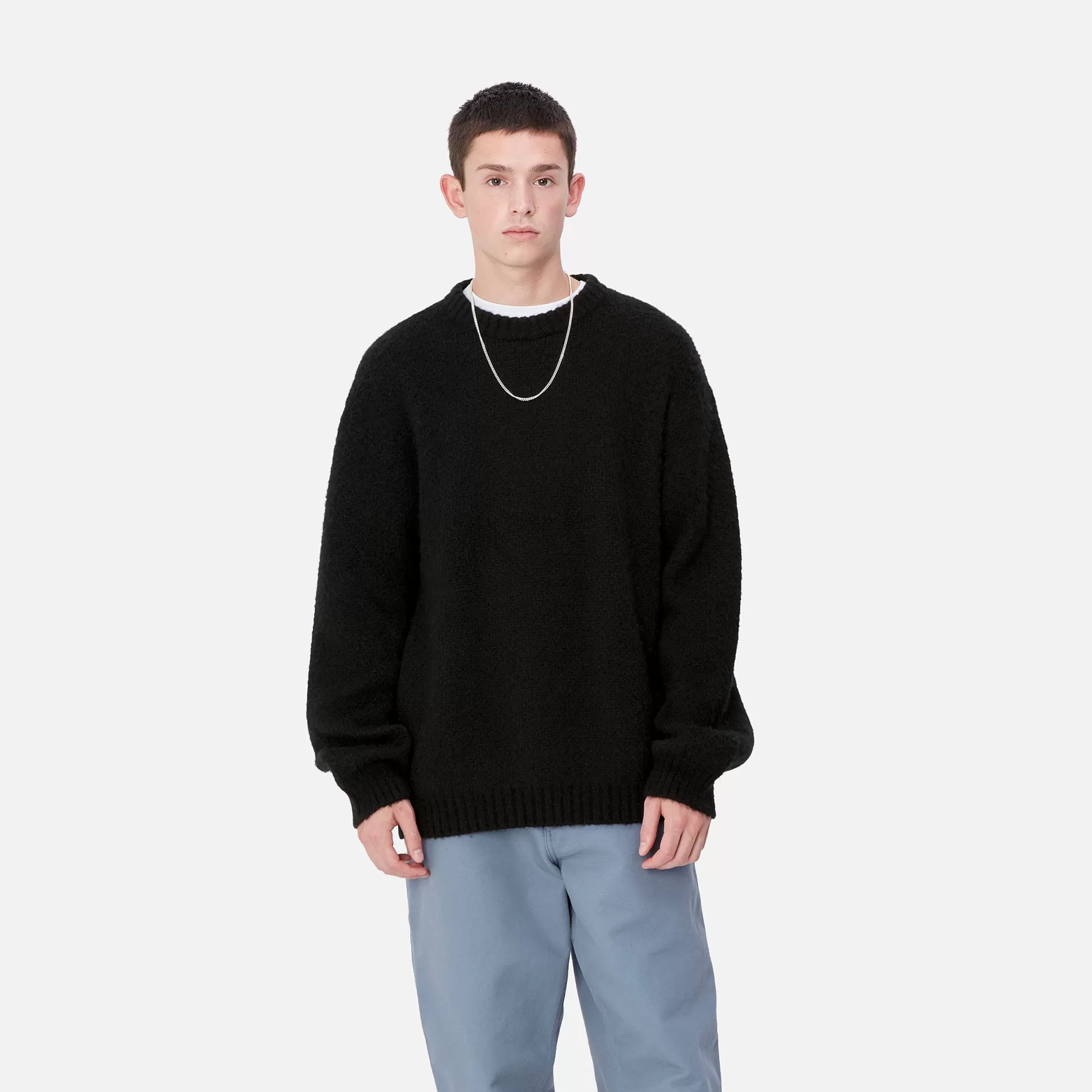 Mailles^Carhartt WIP Merton Sweater Black