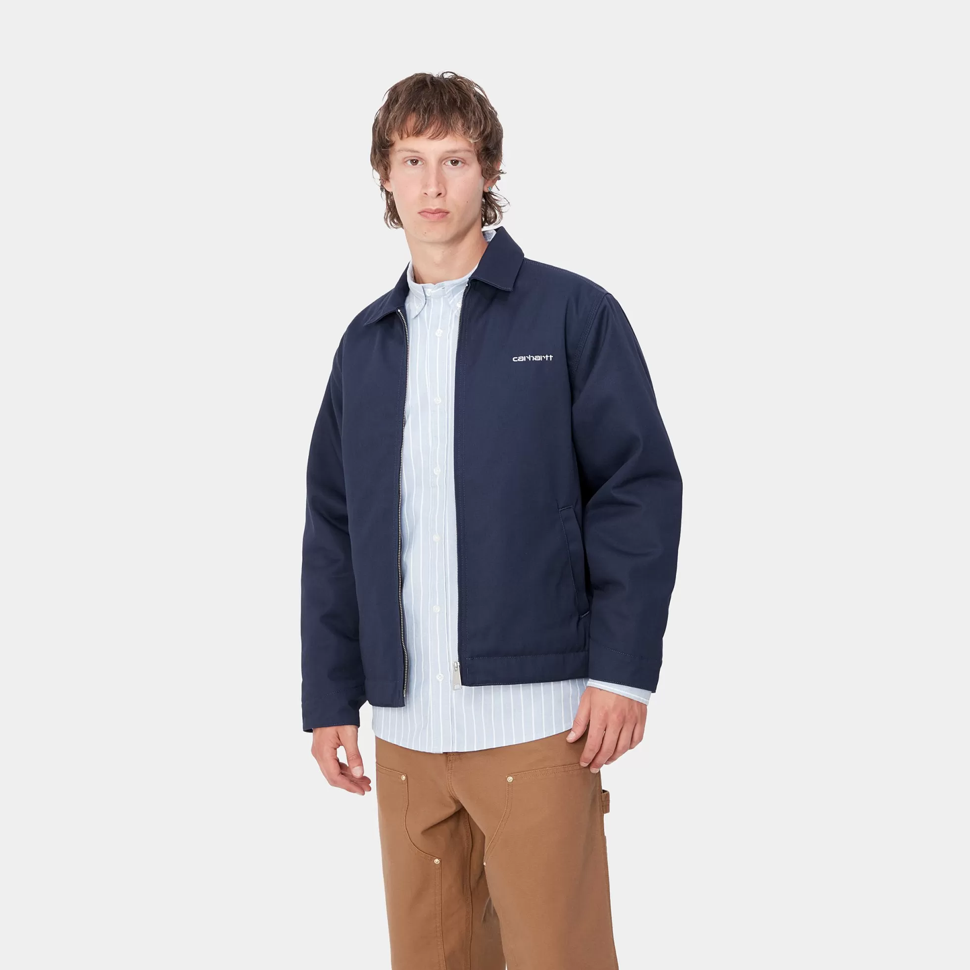 Vestes Et Manteaux^Carhartt WIP Module Script Jacket Air Force Blue / White