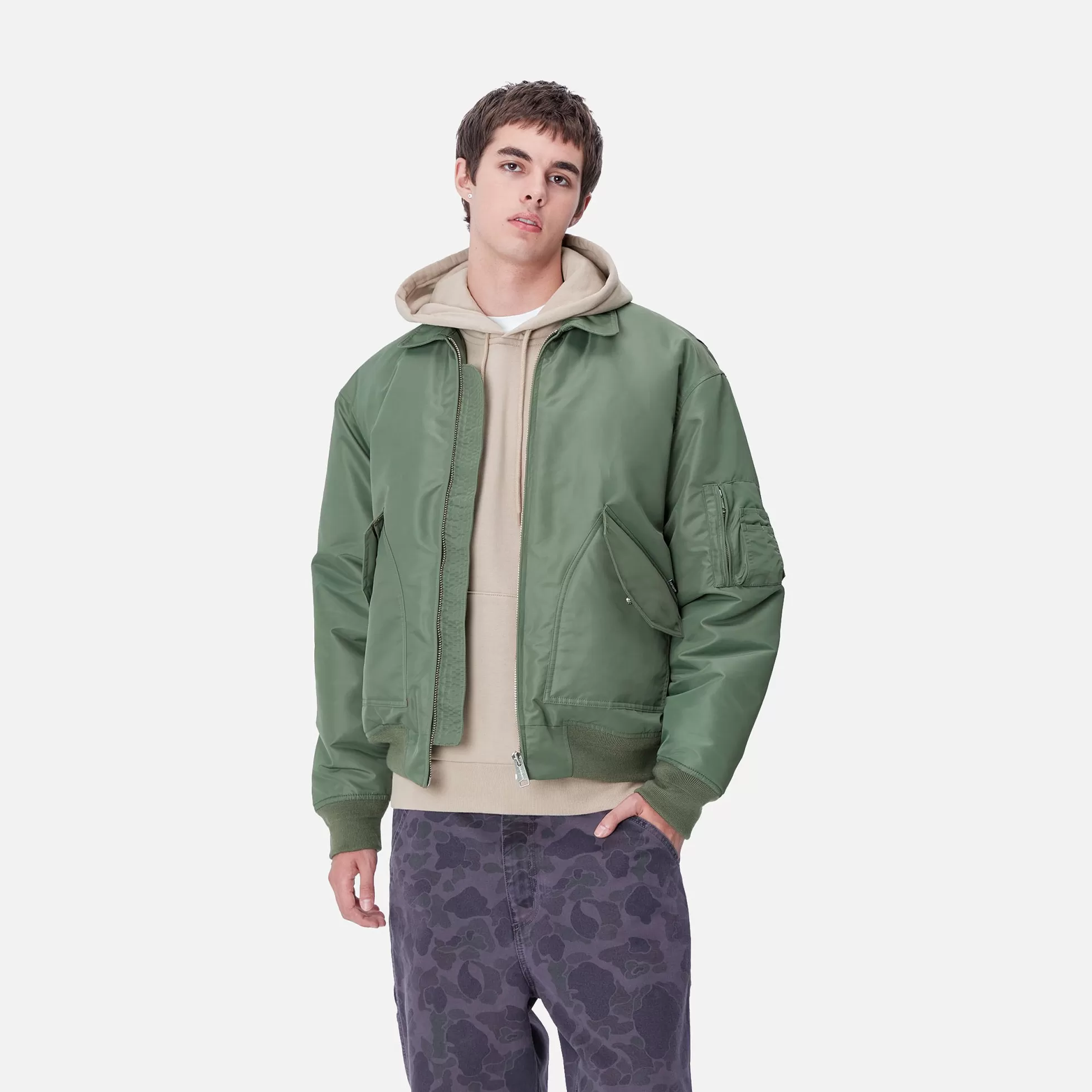 Vestes Et Manteaux^Carhartt WIP Olten Bomber Duck Green / Turmeric