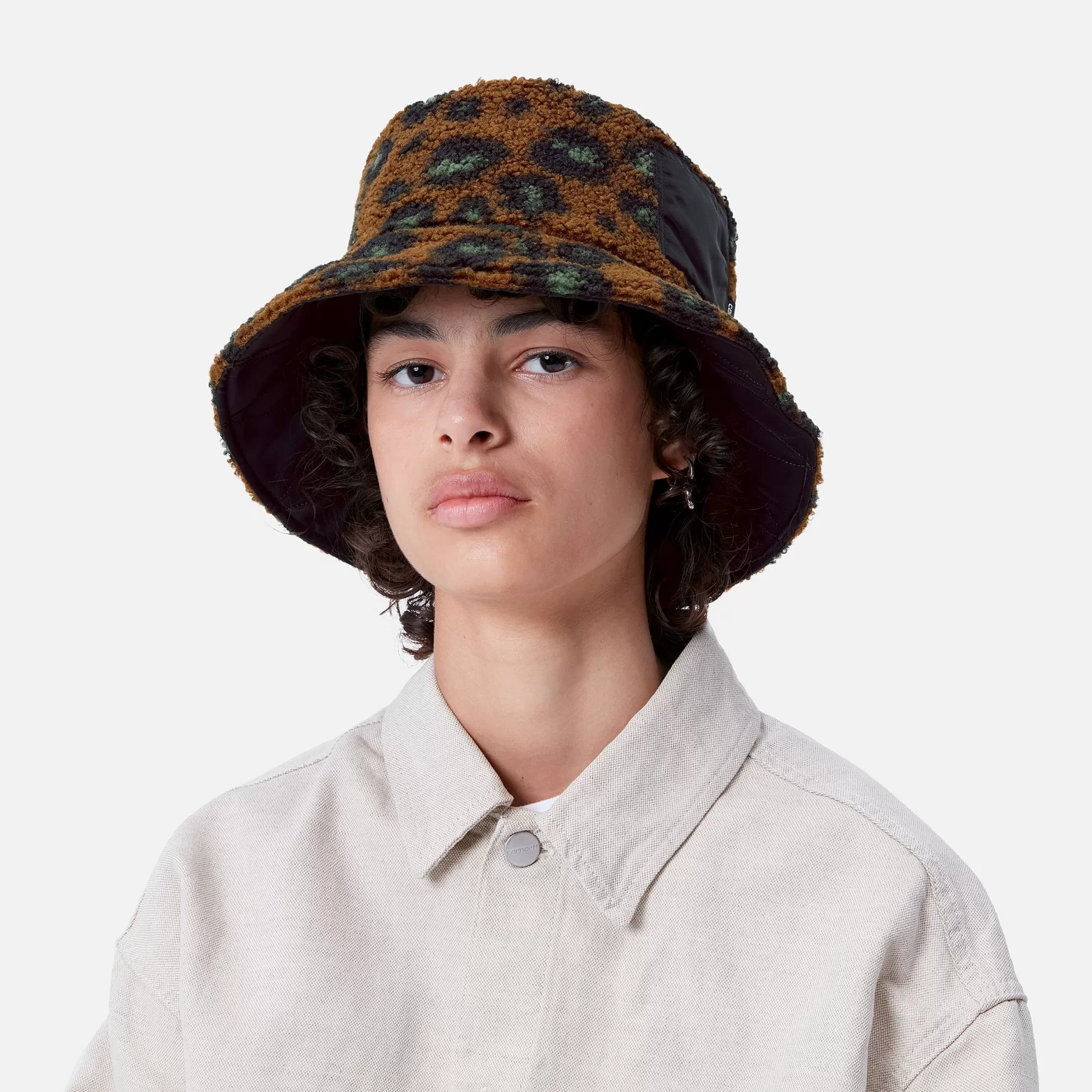 Accessoires | Accessoires^Carhartt WIP Orla Bucket Hat Camo Leo Jacquard, Tamarind / Black