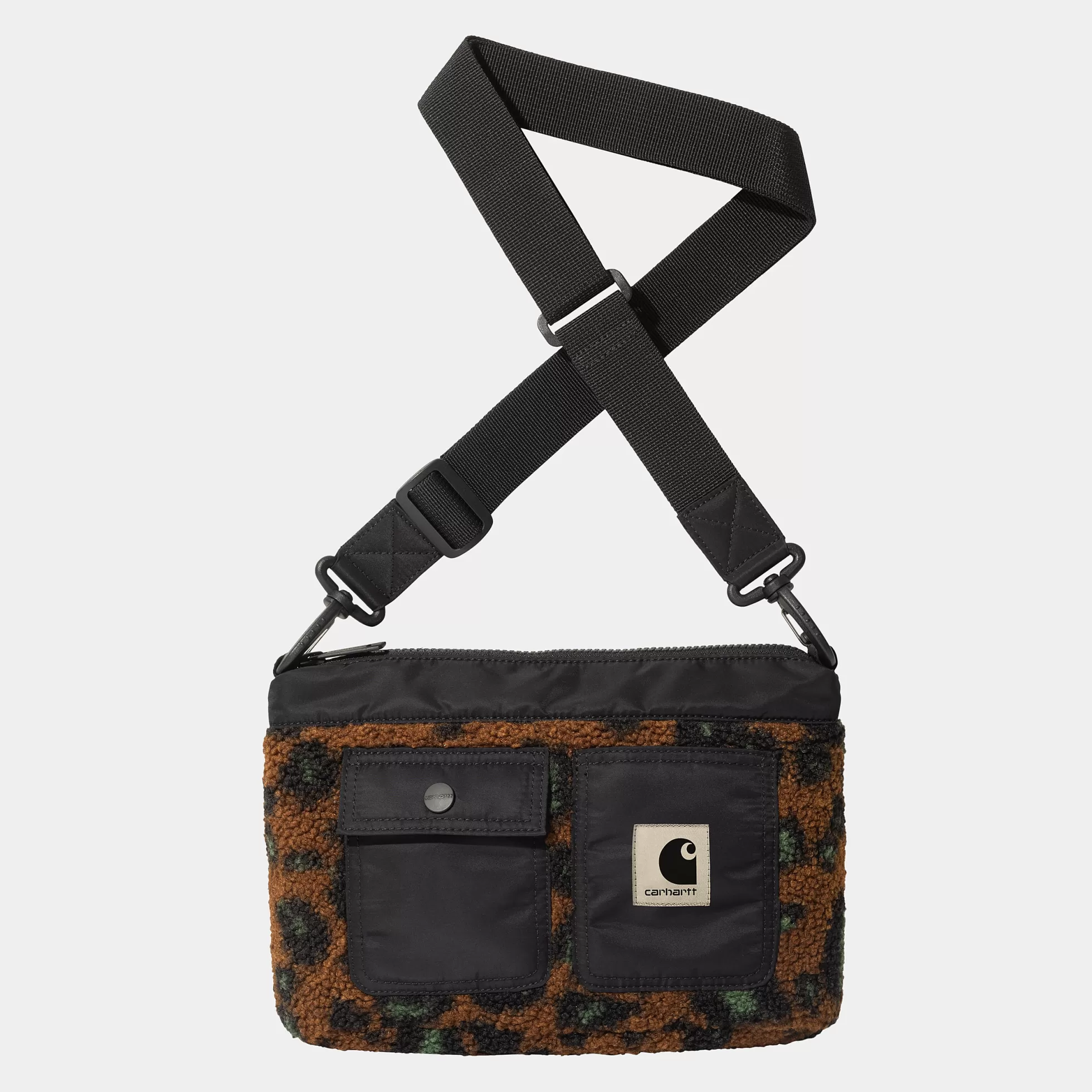 Accessoires | Accessoires^Carhartt WIP Orla Strap Bag Camo Leo Jacquard, Tamarind / Black