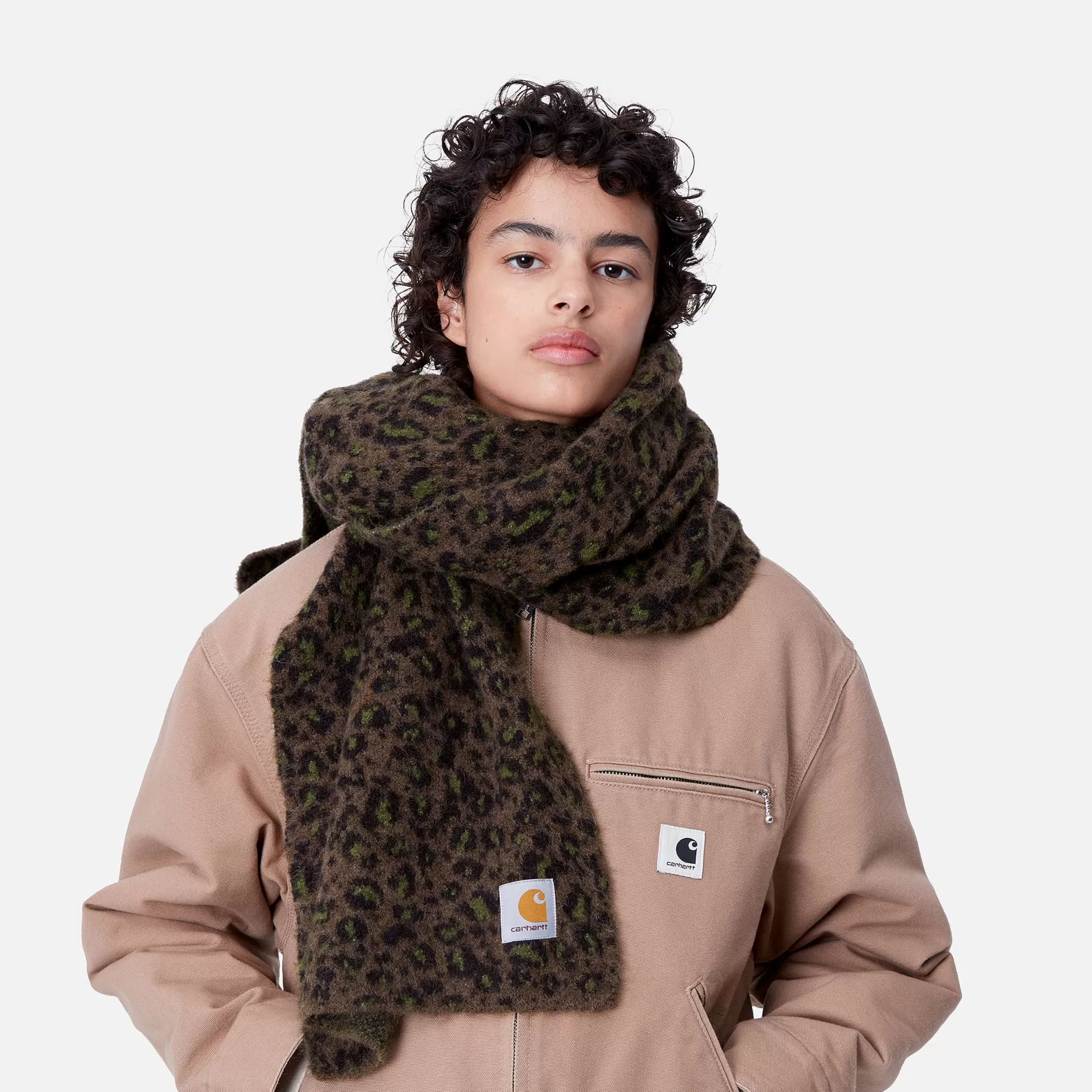 Accessoires | Accessoires^Carhartt WIP Palmer Scarf Camo Leo Jacquard, Tamarind