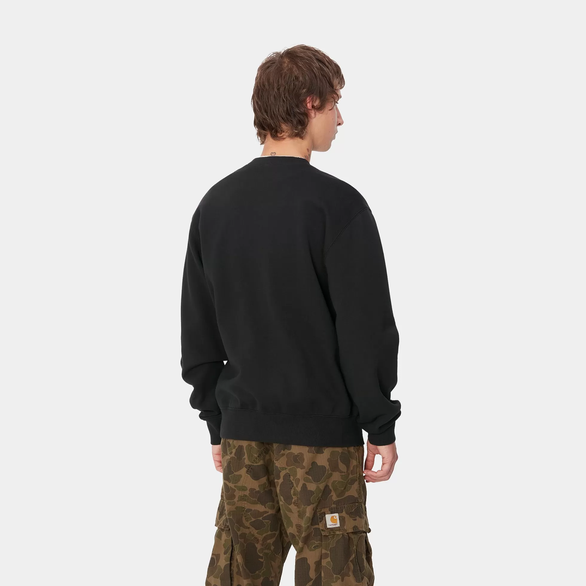 Sweats^Carhartt WIP Pepe Be Nice Sweat Black / White