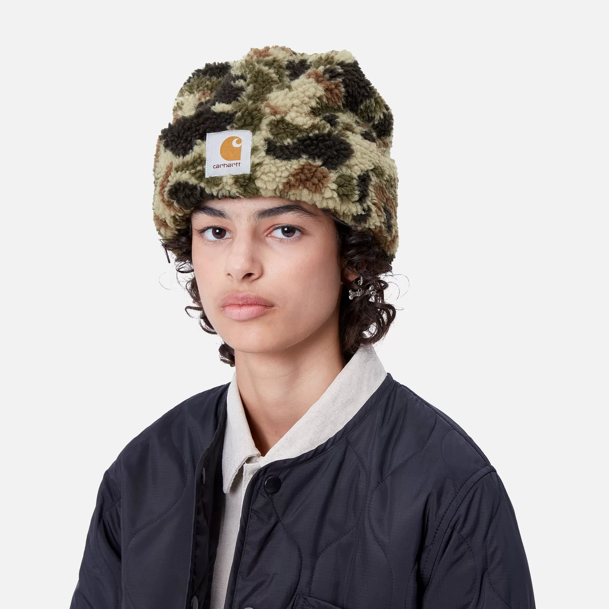 Accessoires | Bonnets^Carhartt WIP Prentis Beanie Camo Duck Jacquard, Green