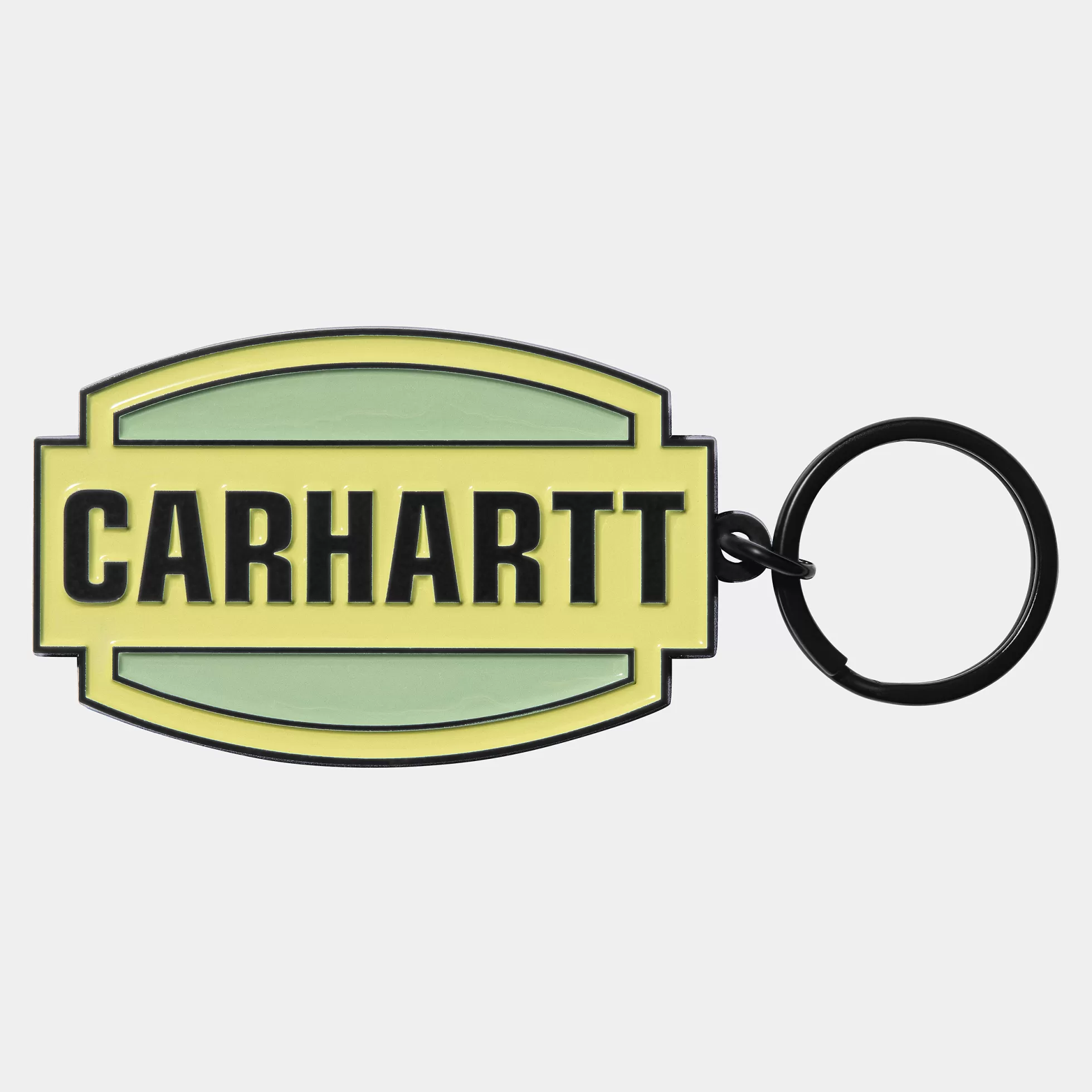 Gadgets | Gadgets^Carhartt WIP Press Script Keychain Arctic Lime