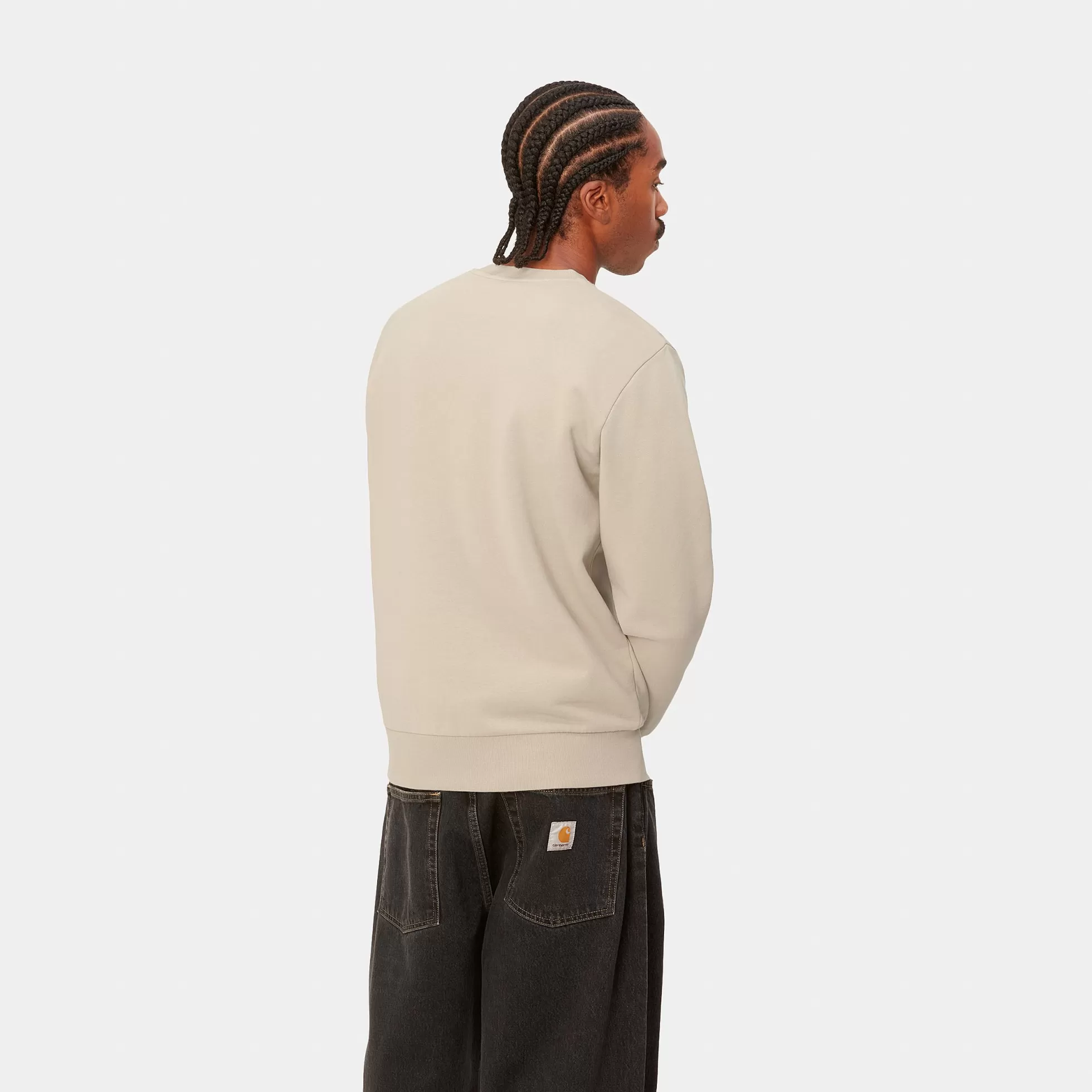 Sweats^Carhartt WIP Script Embroidery Sweat Wall / Black