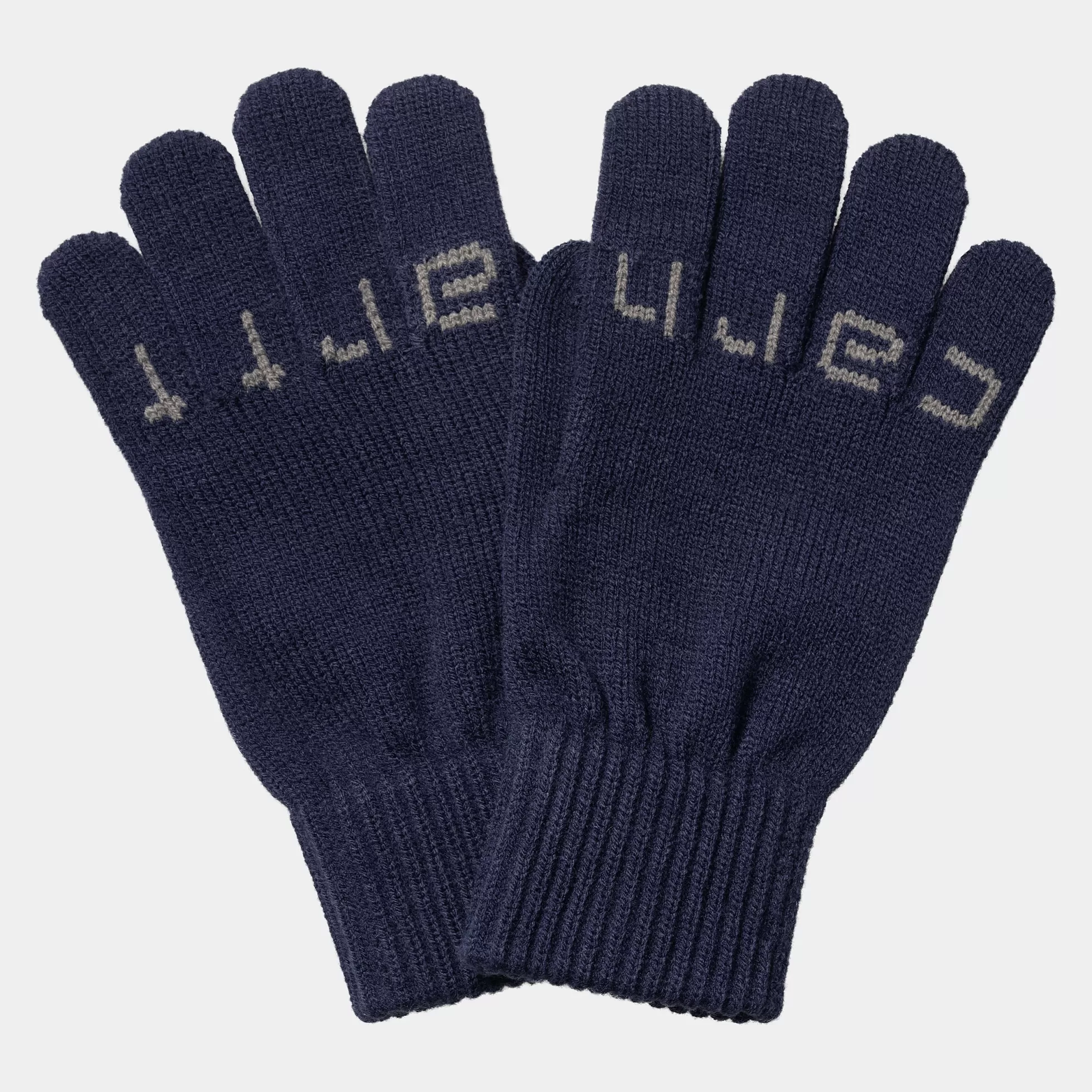 Accessoires | Accessoires^Carhartt WIP Script Gloves Aura / Misty Grey