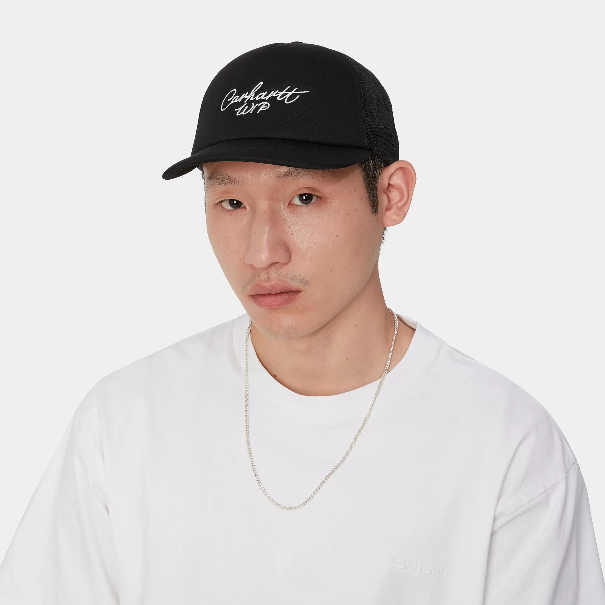 Accessoires | Accessoires^Carhartt WIP Signature Trucker Cap Black / White