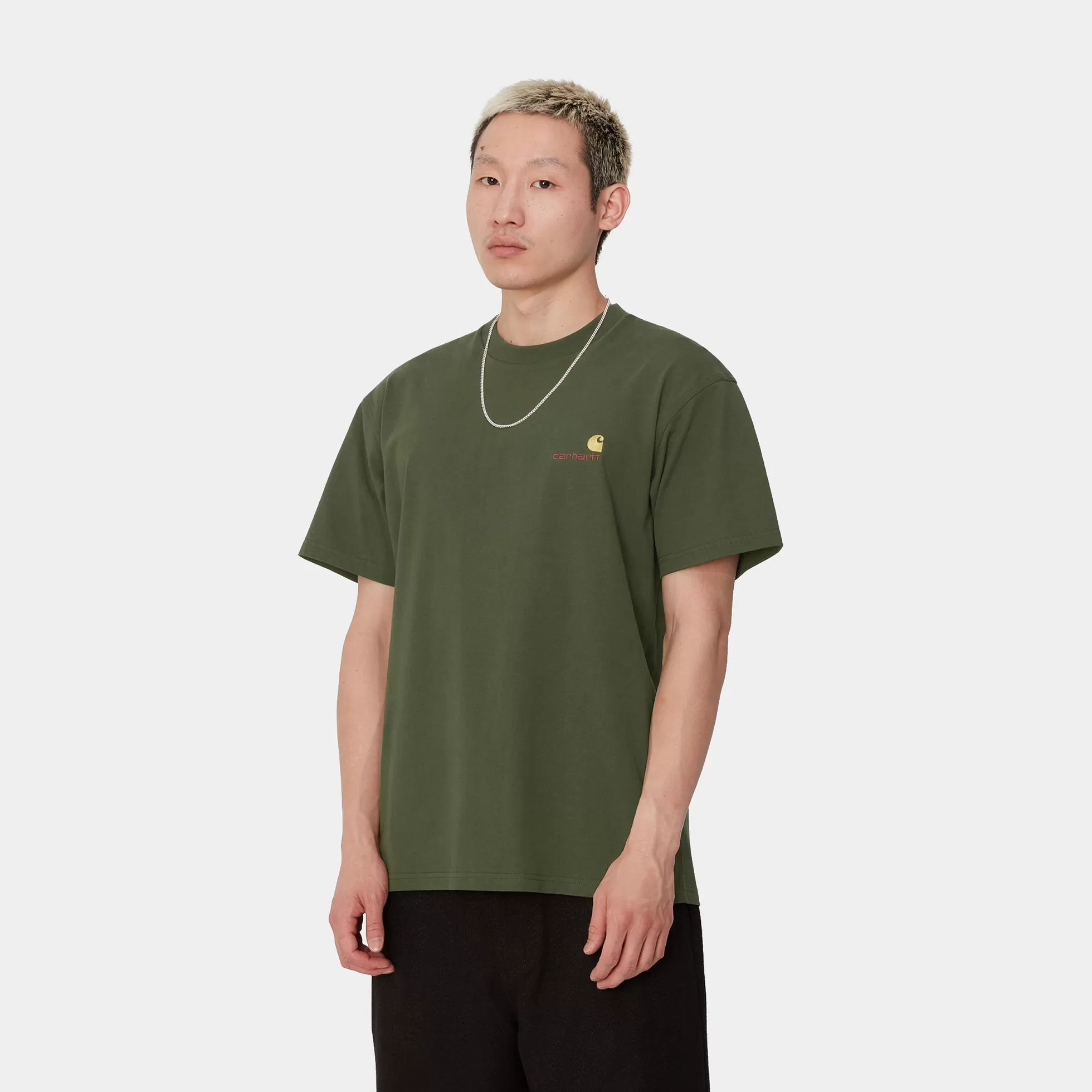 T-Shirts & Polos^Carhartt WIP S/S American Script T-Shirt Tarragon