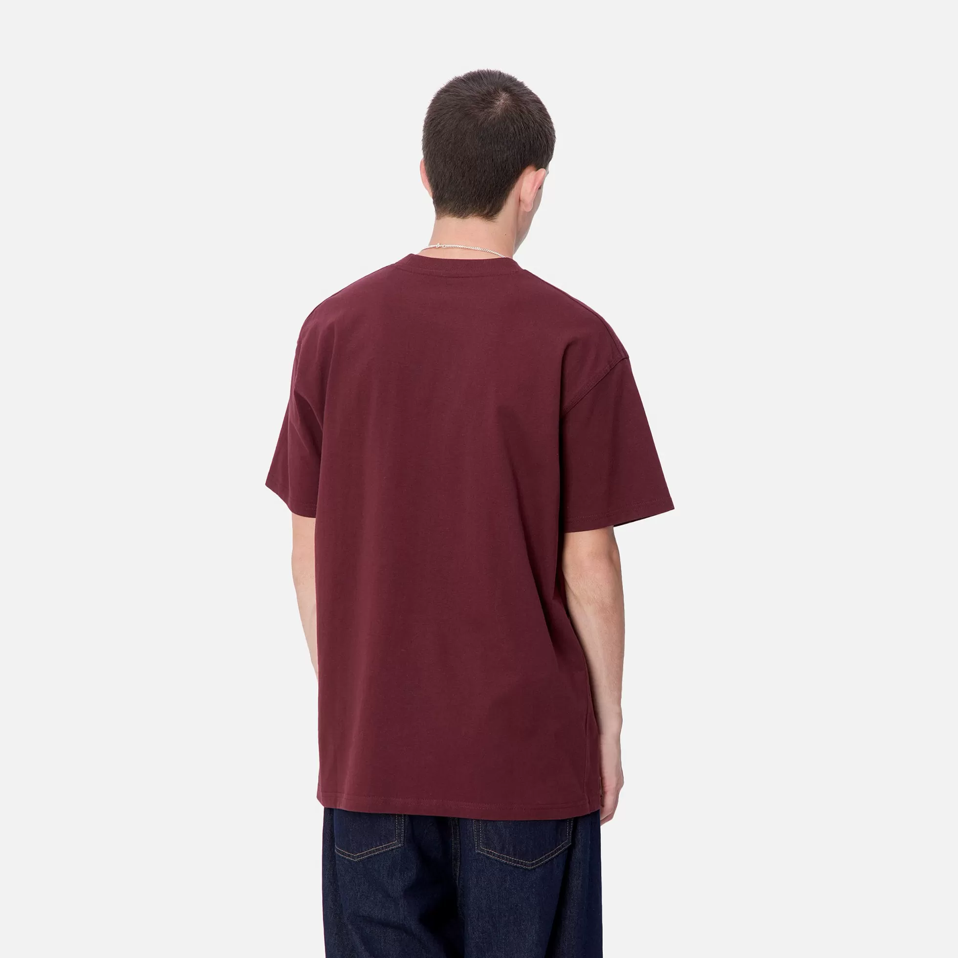 T-Shirts & Polos^Carhartt WIP S/S American Script T-Shirt Malbec