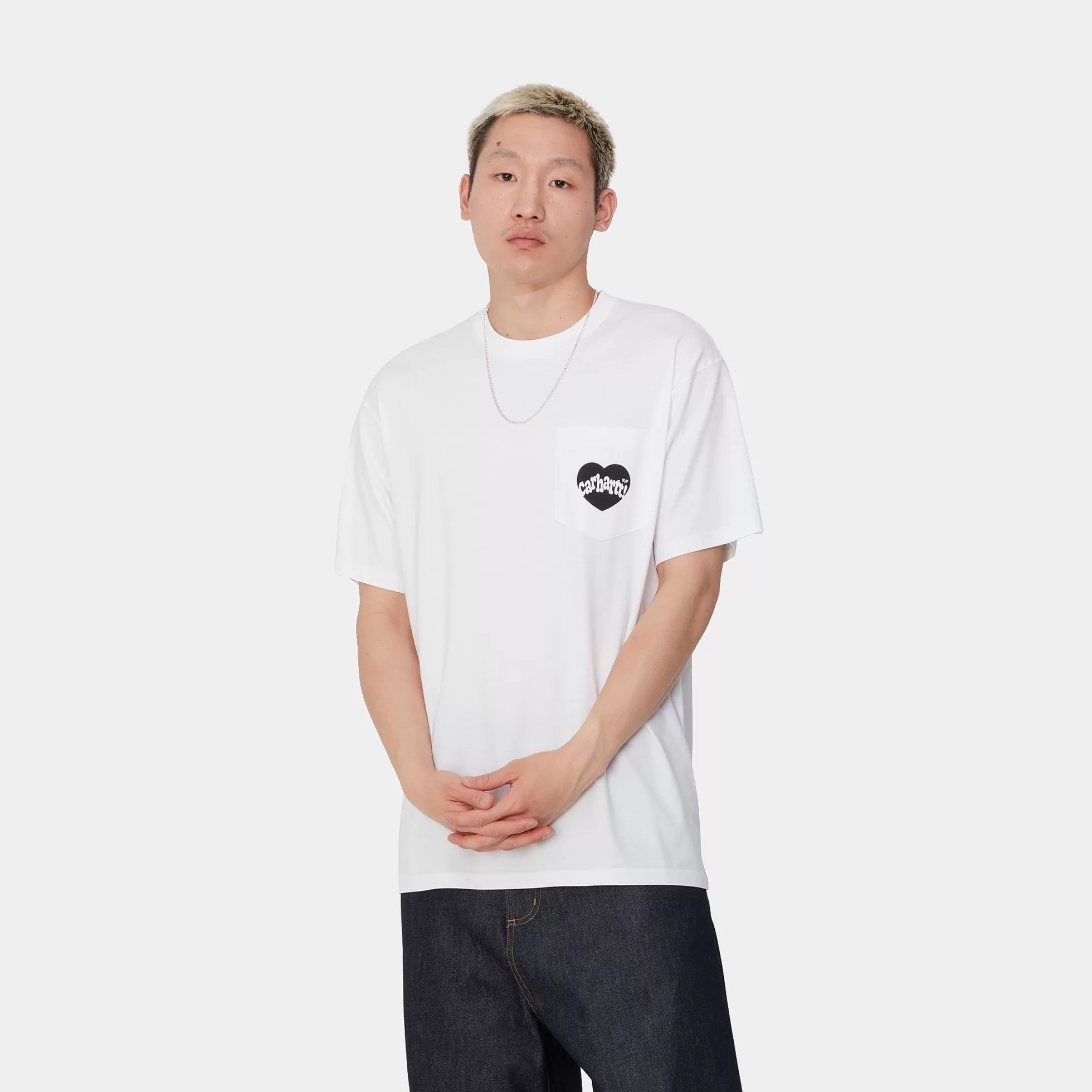 T-Shirts & Polos^Carhartt WIP S/S Amour Pocket T-Shirt White / Black