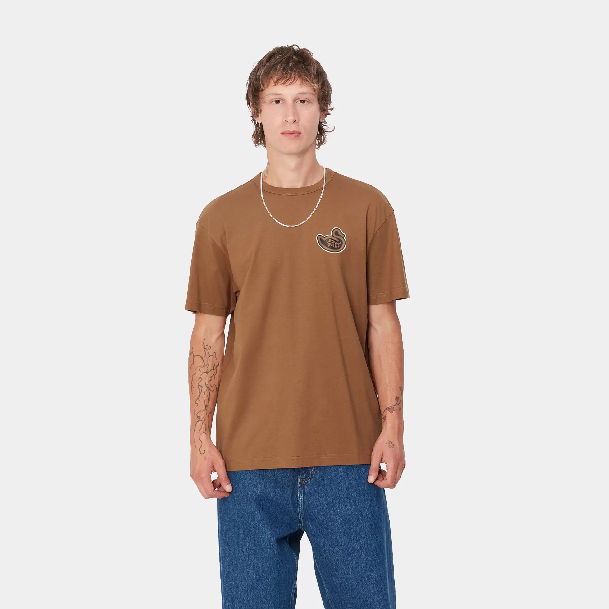 T-Shirts & Polos^Carhartt WIP S/S Brown Ducks T-Shirt Hamilton Brown