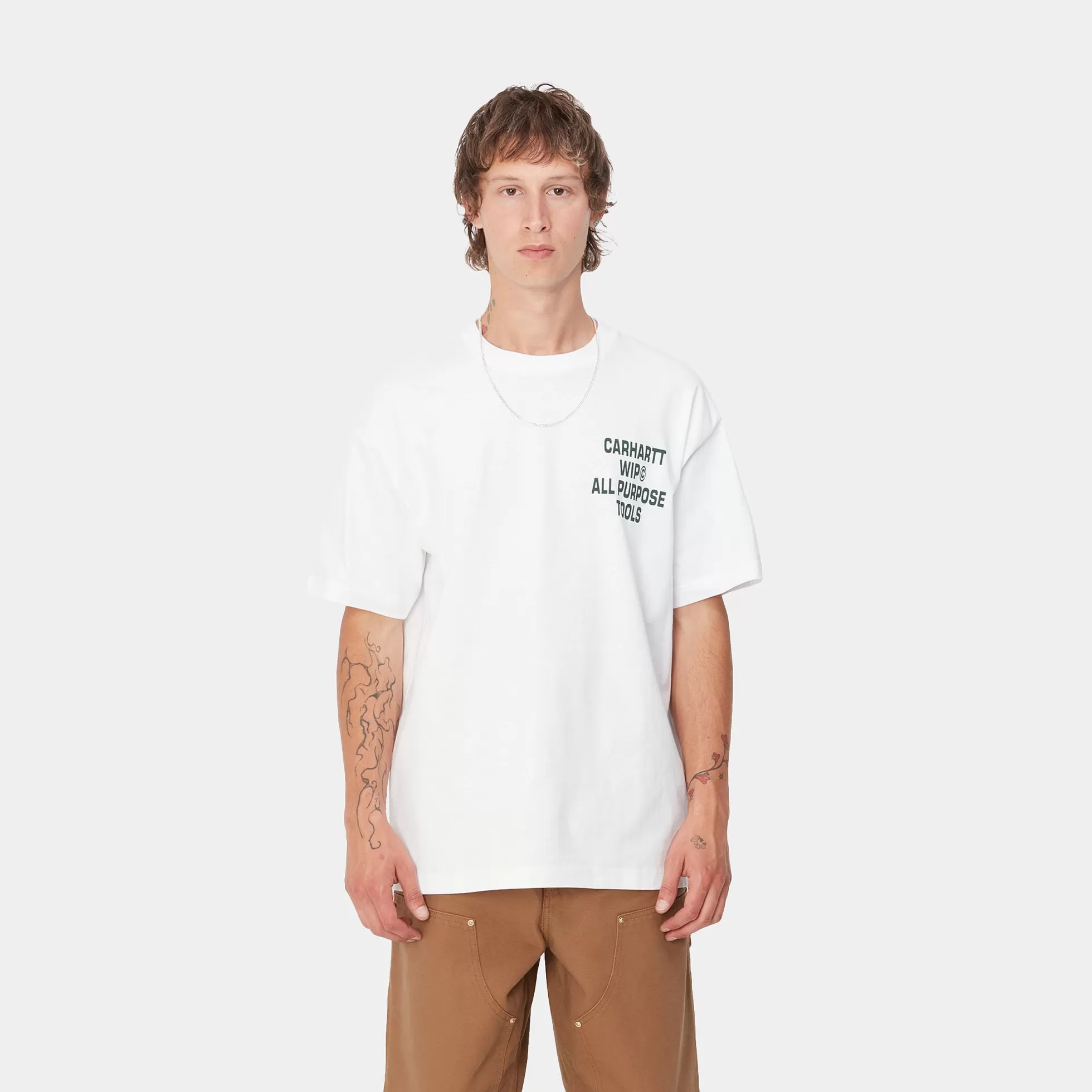 T-Shirts & Polos^Carhartt WIP S/S Cross Screw T-Shirt White