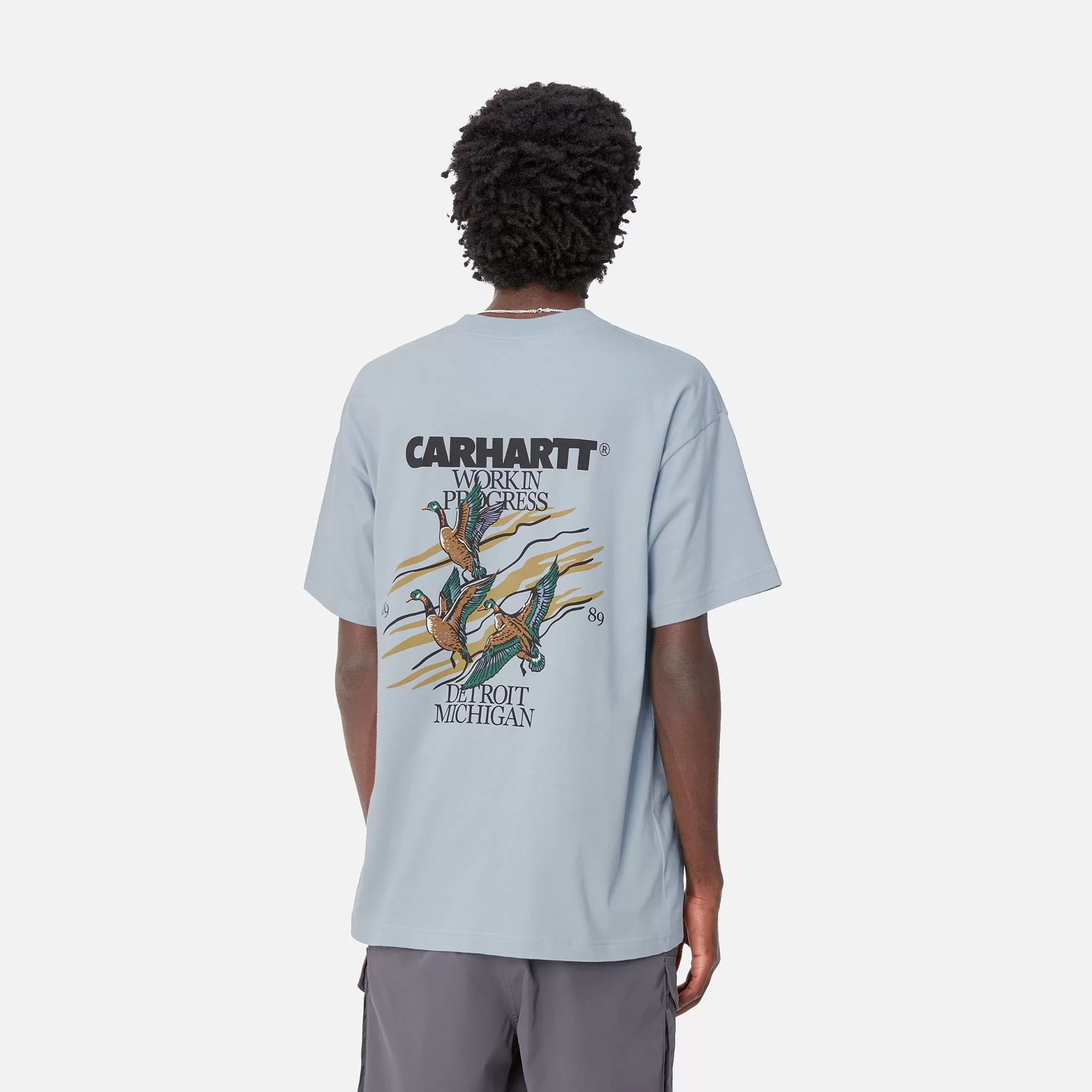 T-Shirts & Polos^Carhartt WIP S/S Ducks T-Shirt Misty Sky