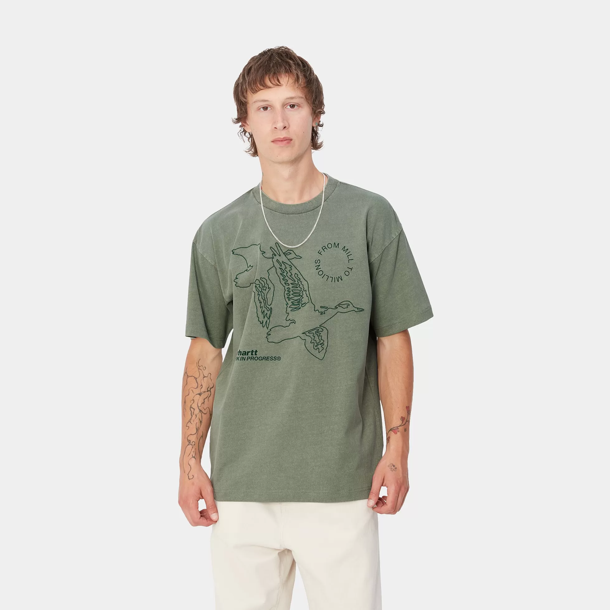 T-Shirts & Polos^Carhartt WIP S/S Flying Ducks T-Shirt Duck Green