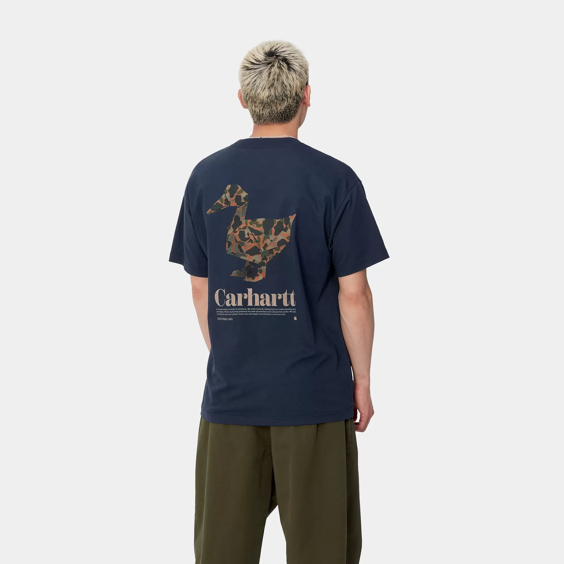 T-Shirts & Polos^Carhartt WIP S/S Fold Duck T-Shirt Air Force Blue