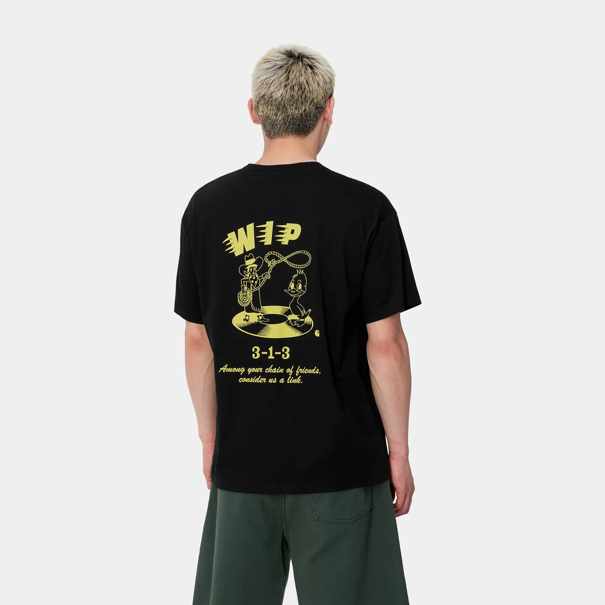 T-Shirts & Polos^Carhartt WIP S/S Friendship T-Shirt Black / Yellow