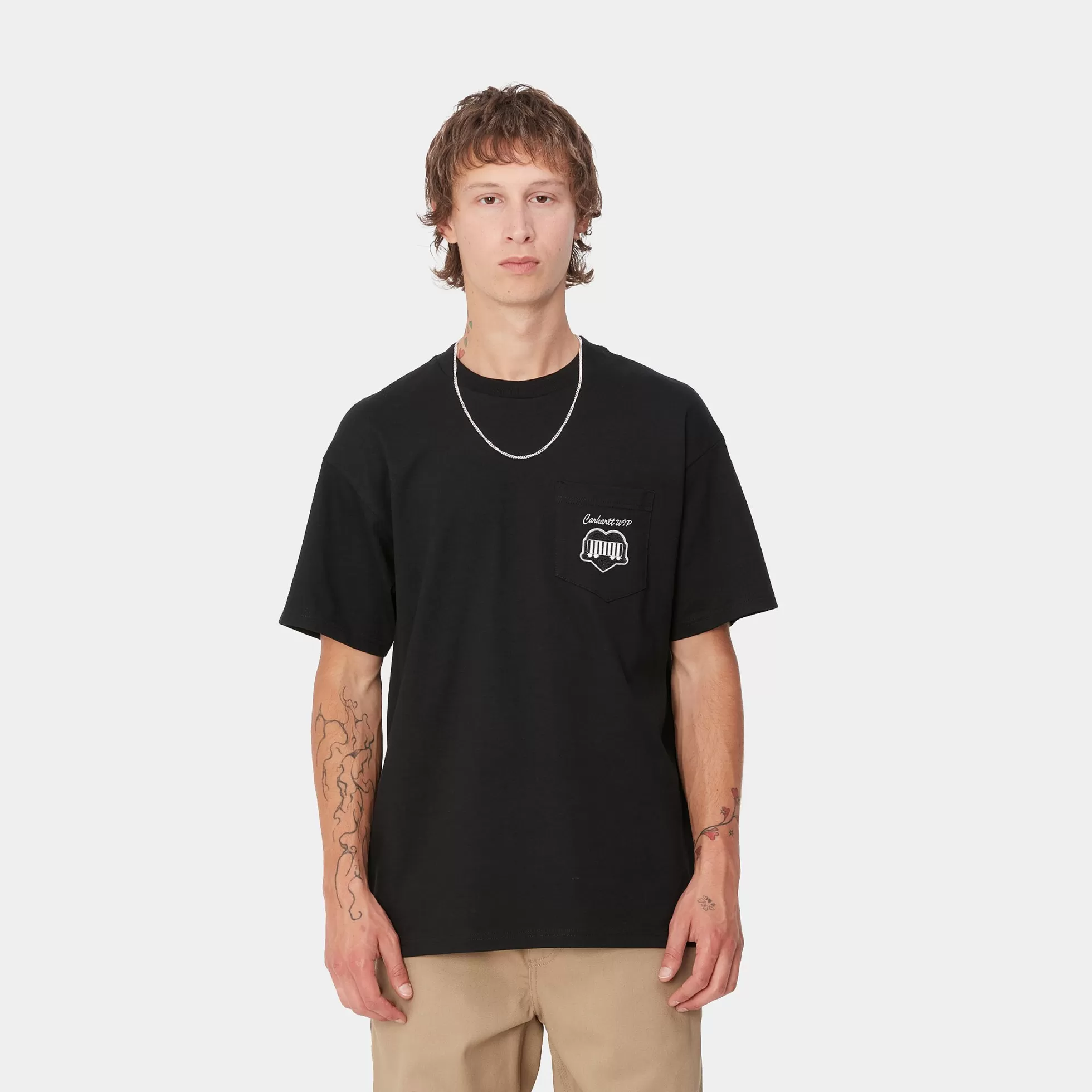 T-Shirts & Polos^Carhartt WIP S/S Heart Train Pocket T-Shirt Black