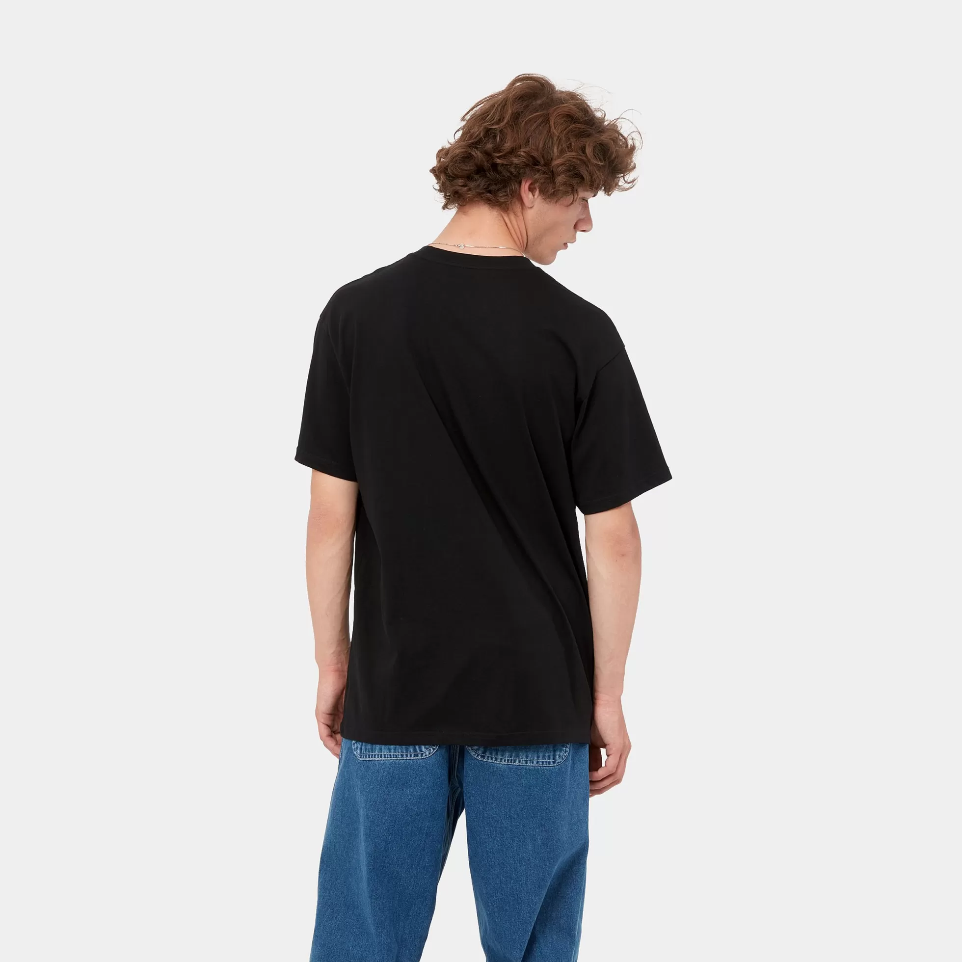 T-Shirts & Polos^Carhartt WIP S/S Script Embroidery T-Shirt Black / White