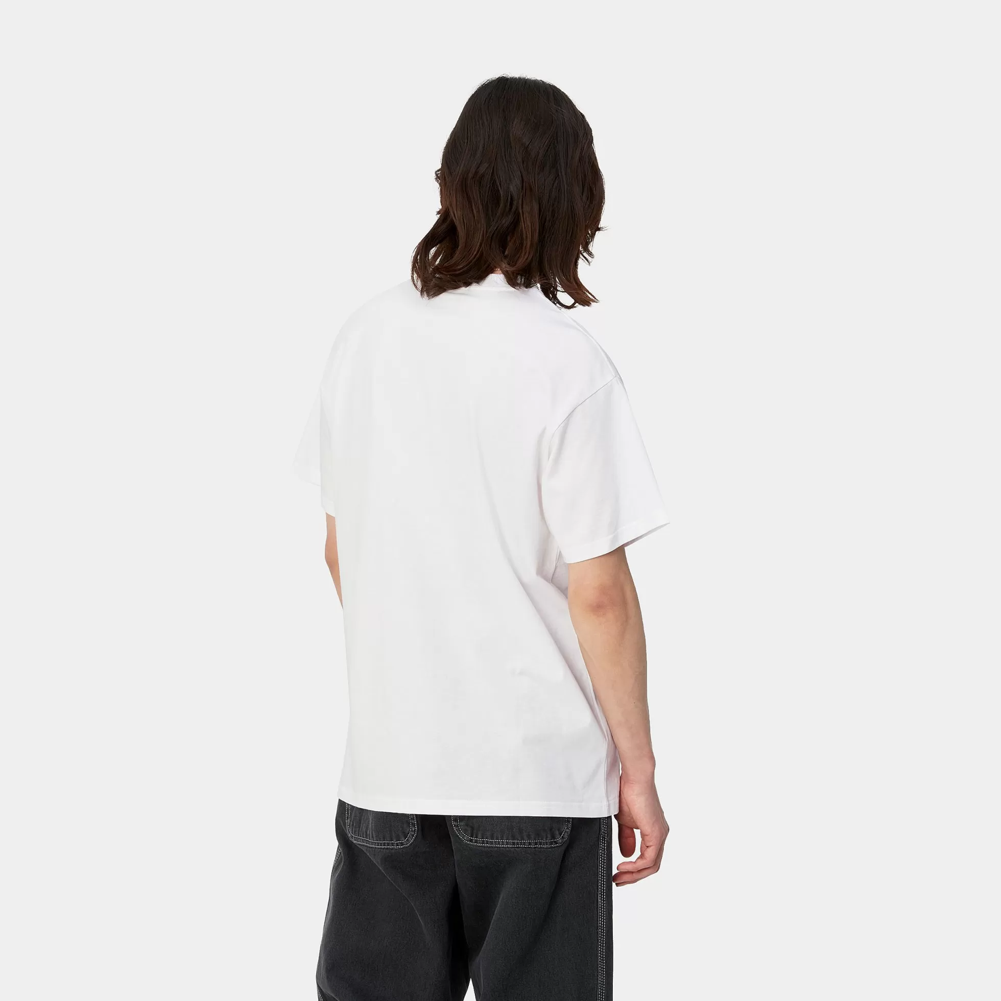 T-Shirts & Polos^Carhartt WIP S/S Script Embroidery T-Shirt White / Black