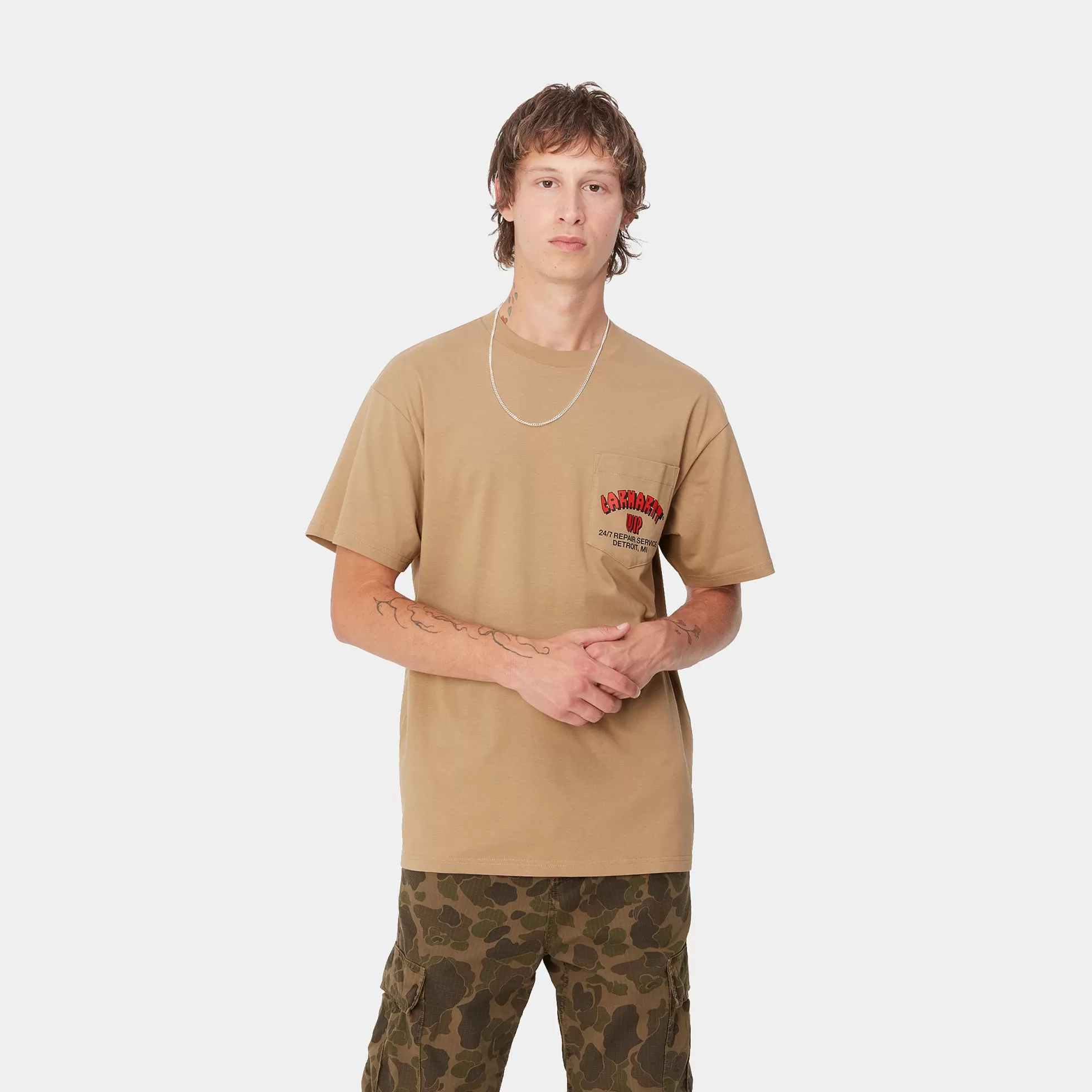 T-Shirts & Polos^Carhartt WIP S/S Super Tired T-Shirt Peanut