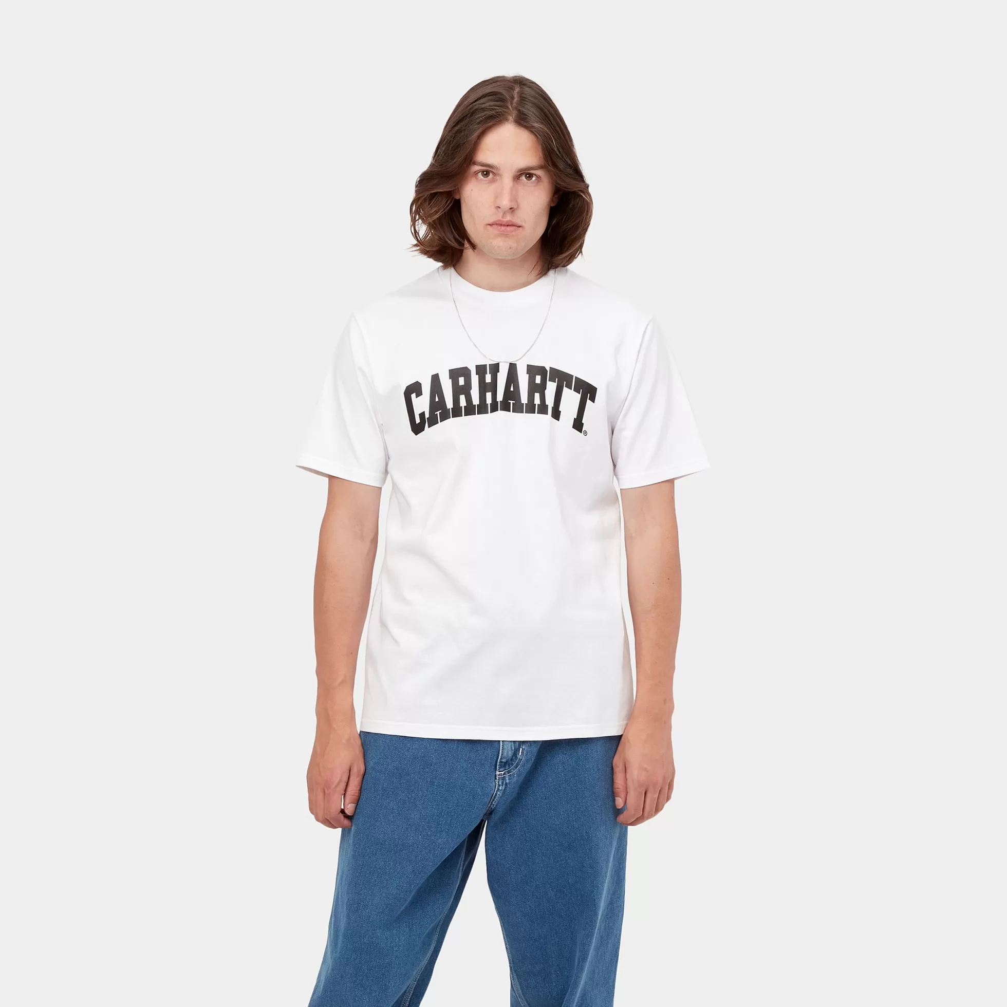 T-Shirts & Polos^Carhartt WIP S/S University T-Shirt White / Black