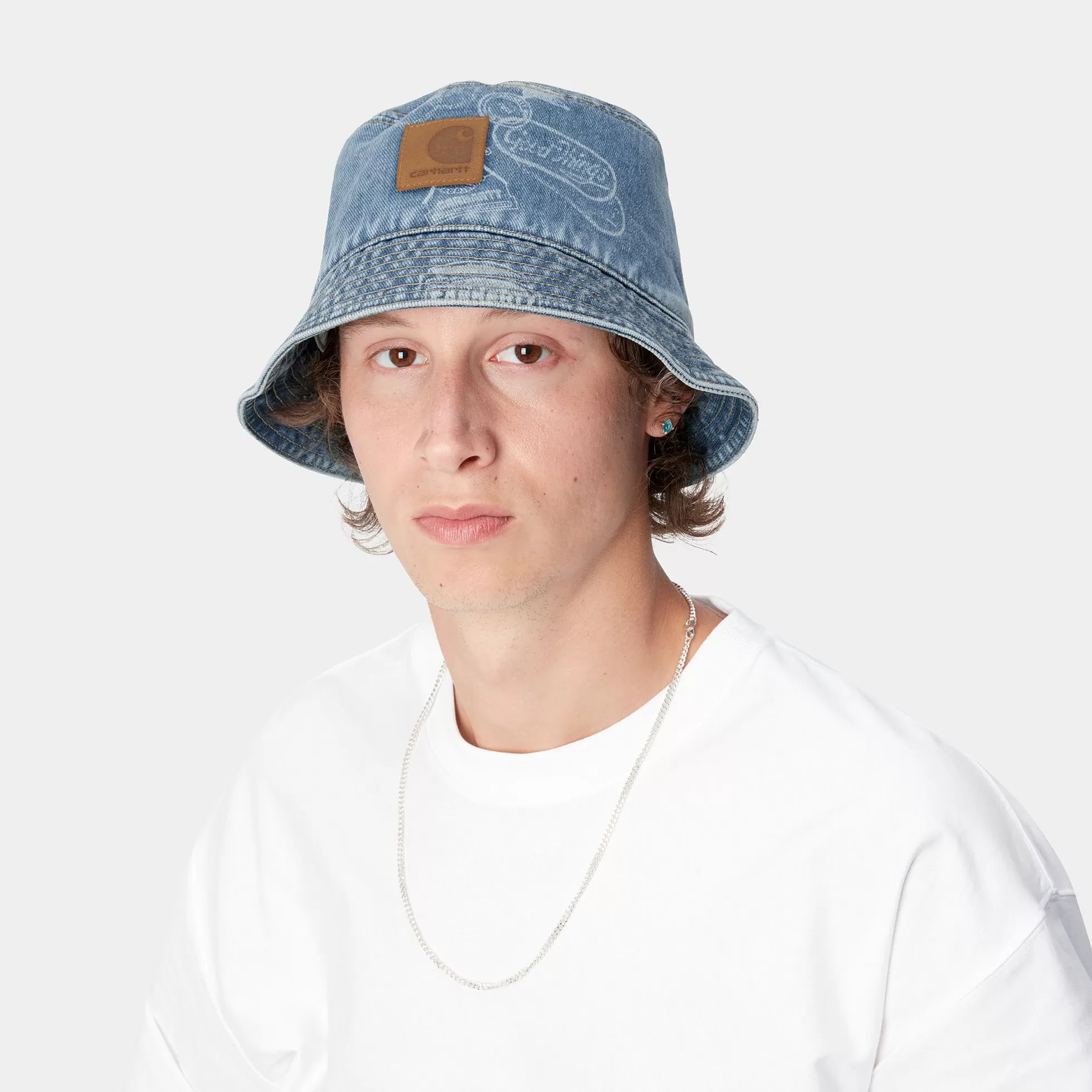 Accessoires | Accessoires^Carhartt WIP Stamp Bucket Hat Stamp Print, Blue