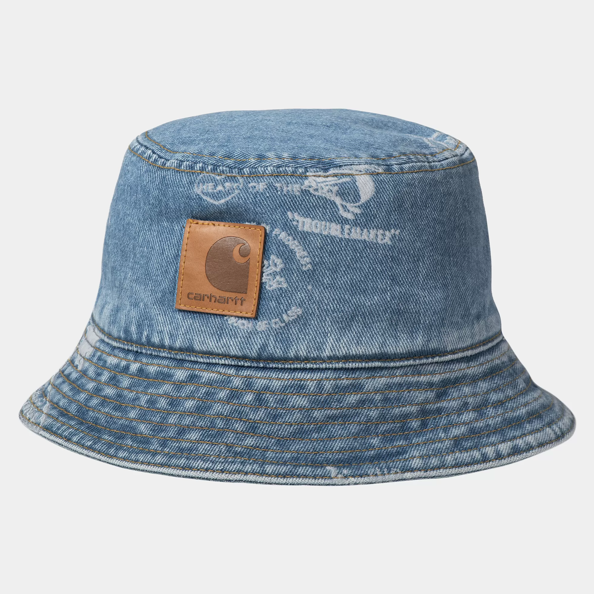 Accessoires | Accessoires^Carhartt WIP Stamp Bucket Hat Stamp Print, Blue