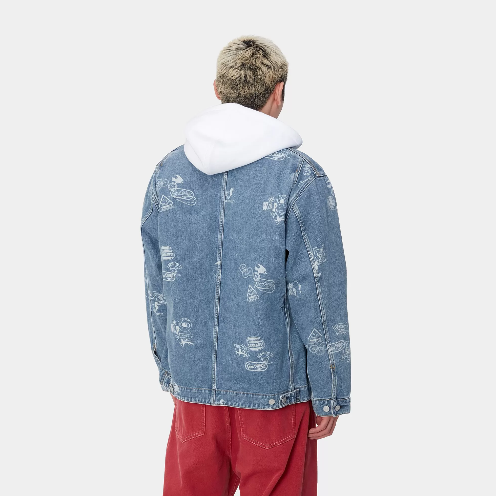 Vestes Et Manteaux | Denim^Carhartt WIP Stamp Jacket Stamp Print, Blue