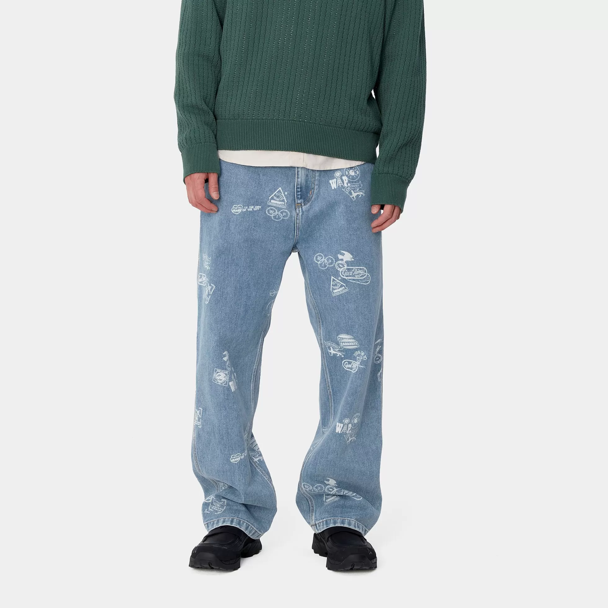 Denim | Pantalons^Carhartt WIP Stamp Pant Stamp Print, Blue