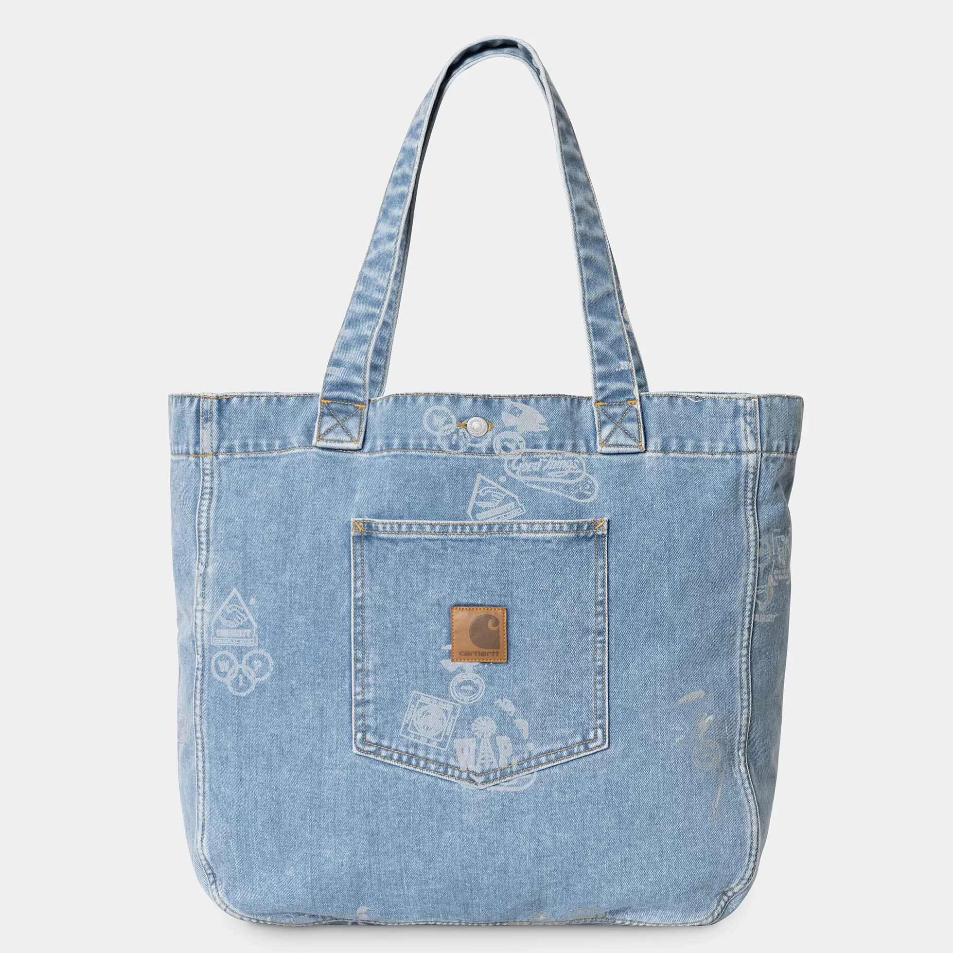 Accessoires | Accessoires^Carhartt WIP Stamp Tote Bag Stamp Print, Blue