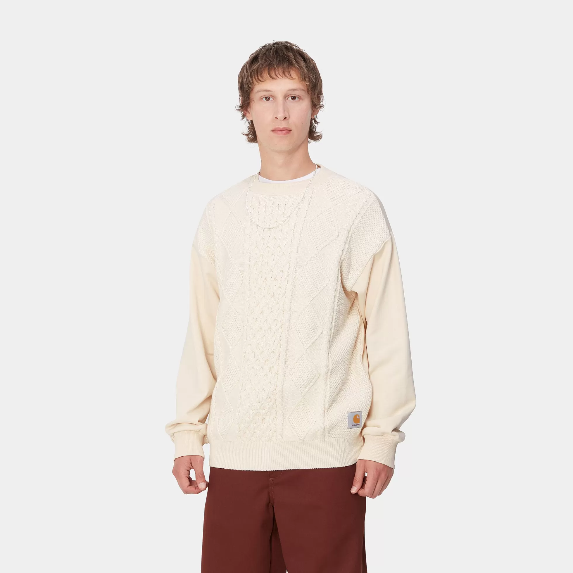 Mailles^Carhartt WIP Tridon Sweater Natural