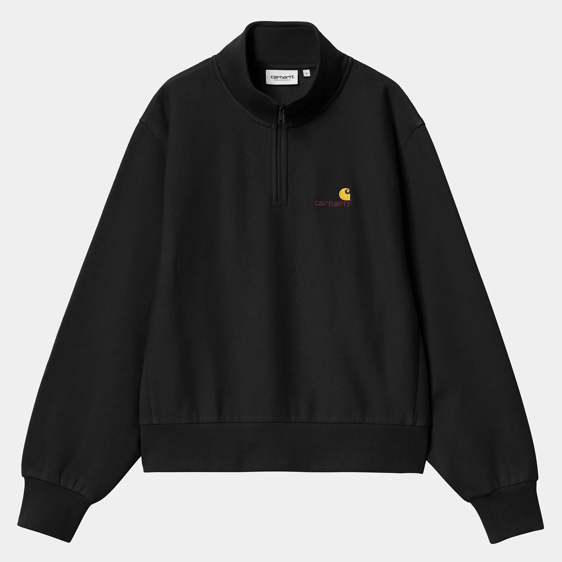 Sweats^Carhartt WIP W' American Script High Neck Sweatshirt Black